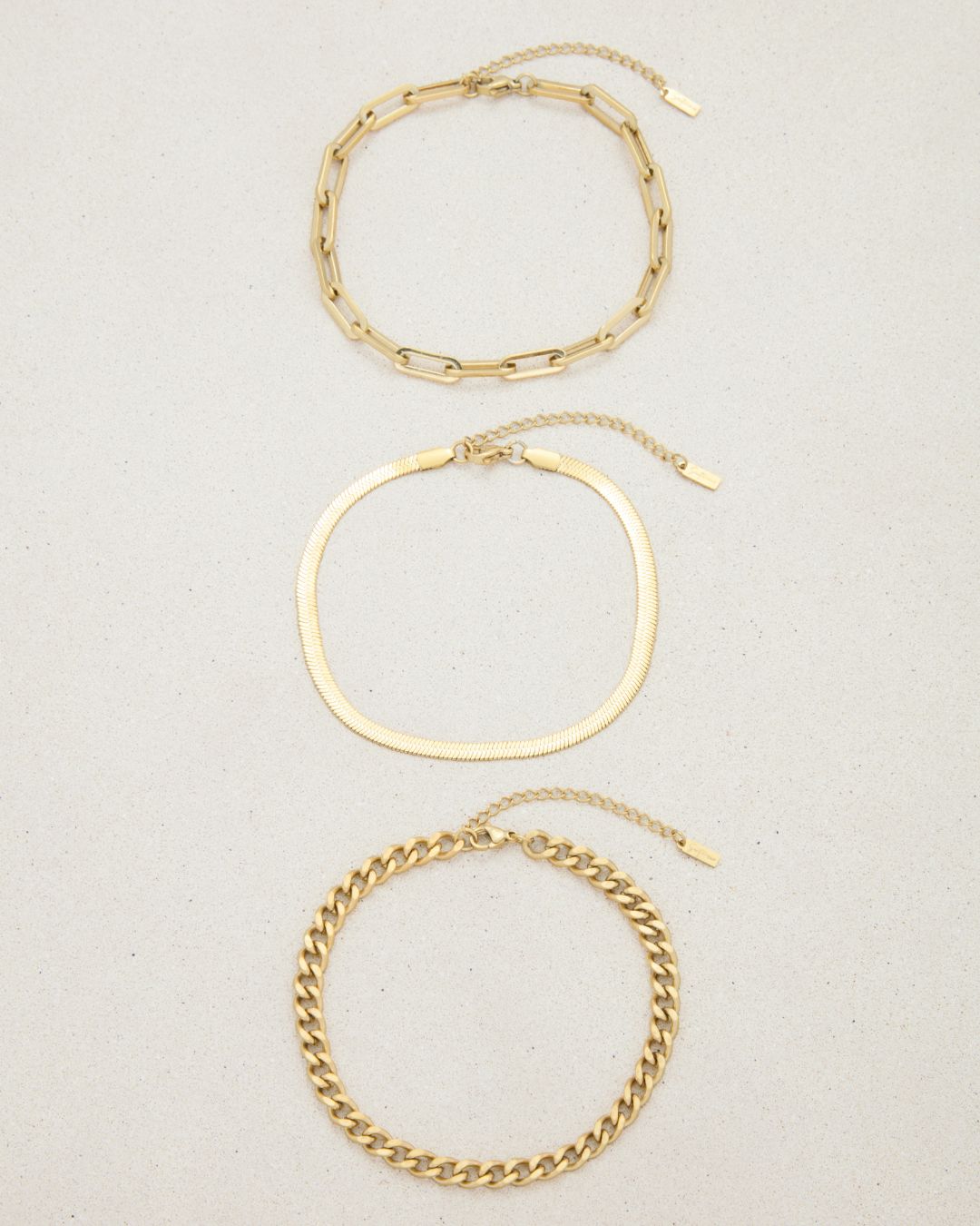 CINTHIA ANKLET SET GOLD