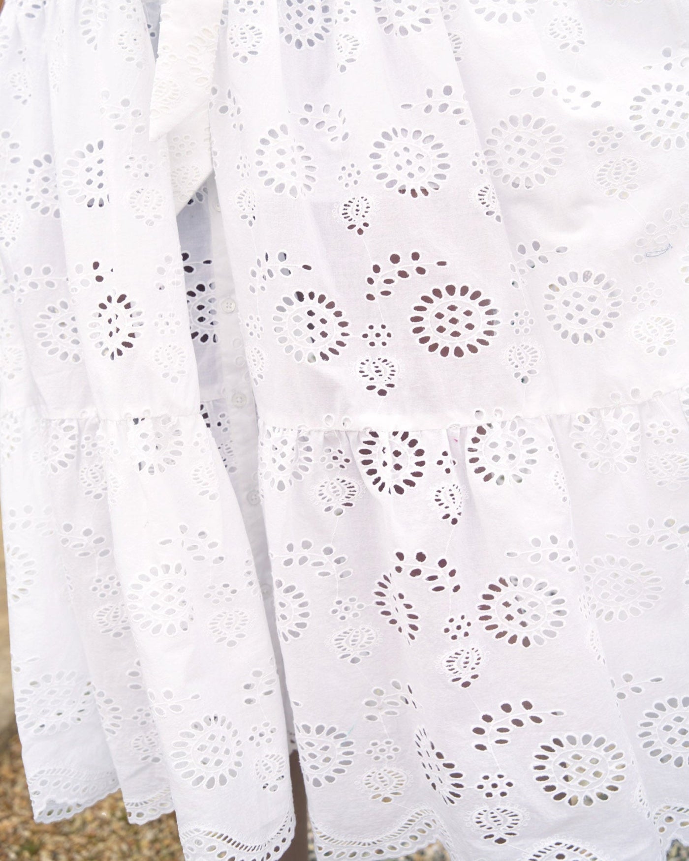 Charlie Skirt In Fresh White Eyelet