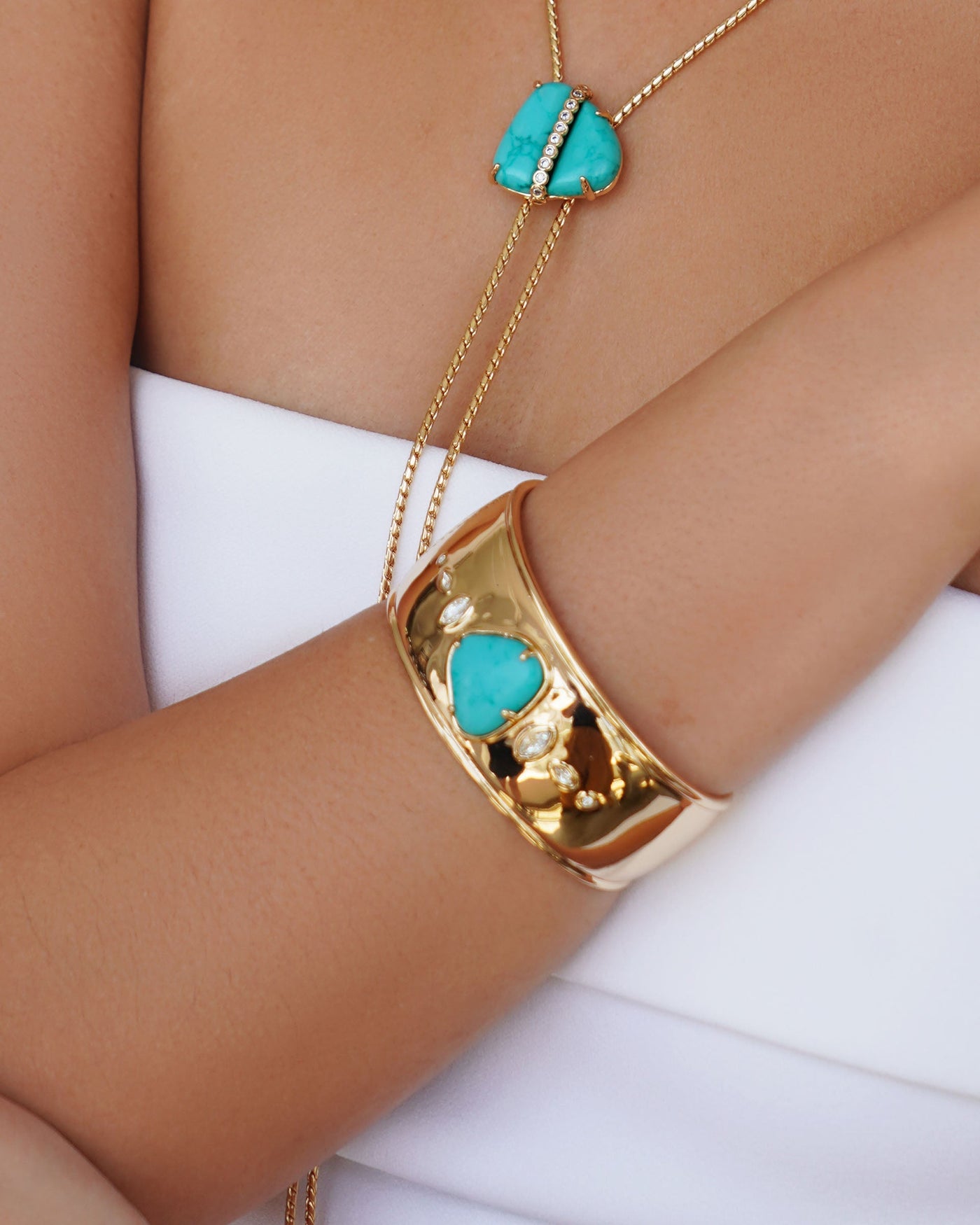 Turquoise Solstice Thick Cuff