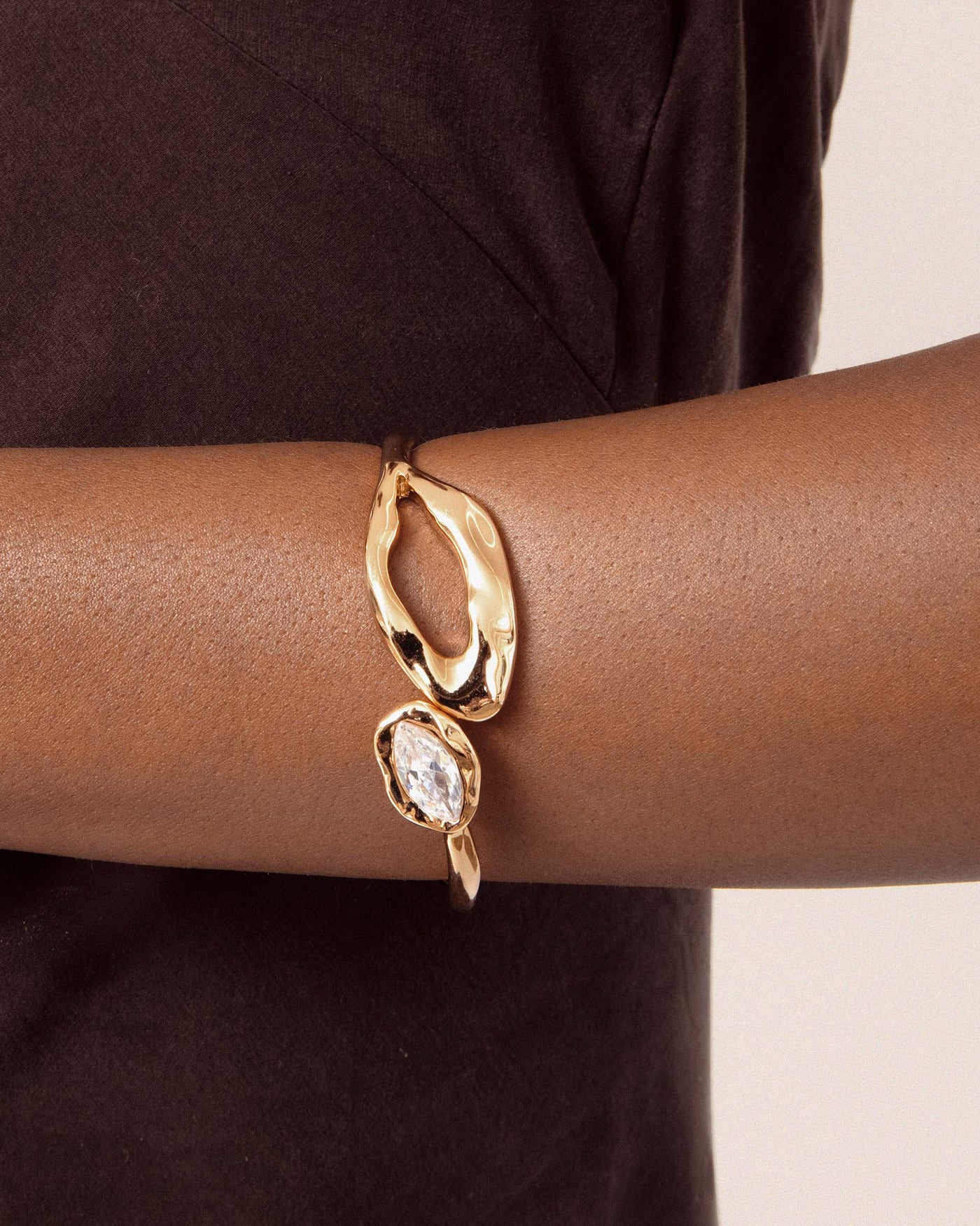 Molten Marquise Cuff