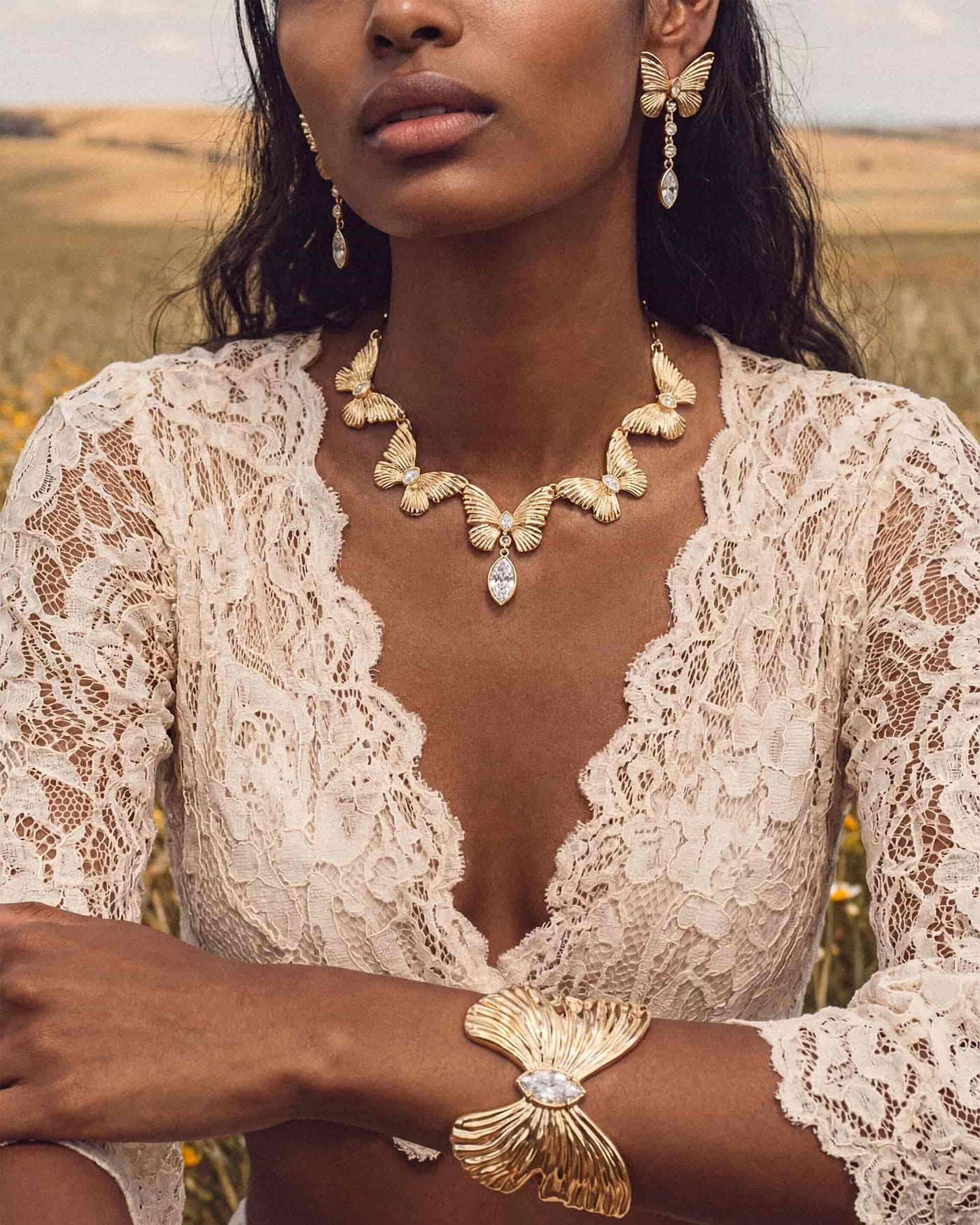 Butterfly Choker Necklace