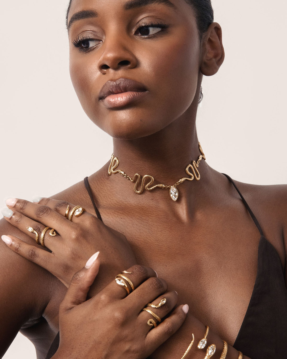 Serpentina Snake Choker