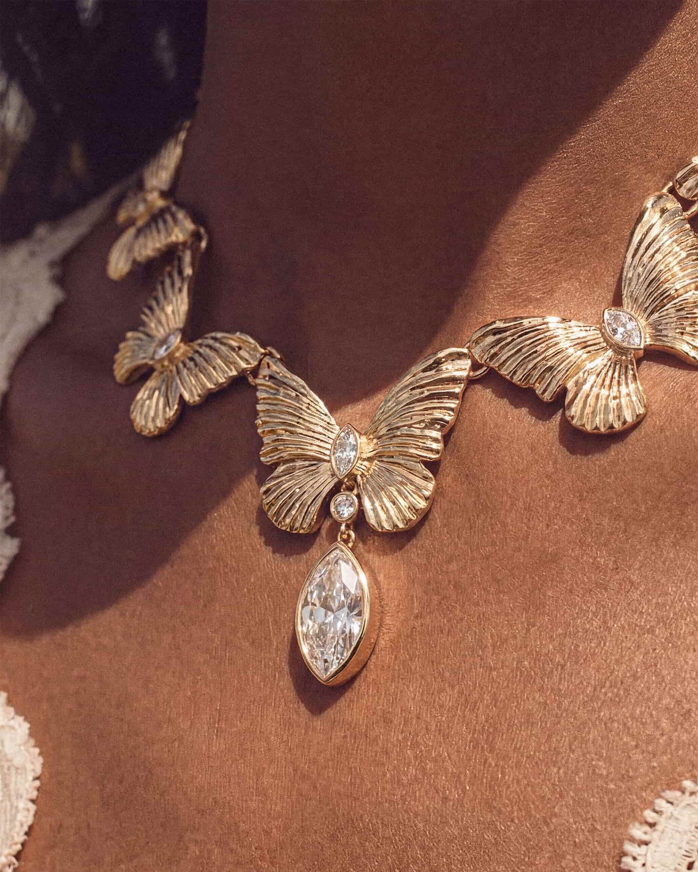Butterfly Choker Necklace