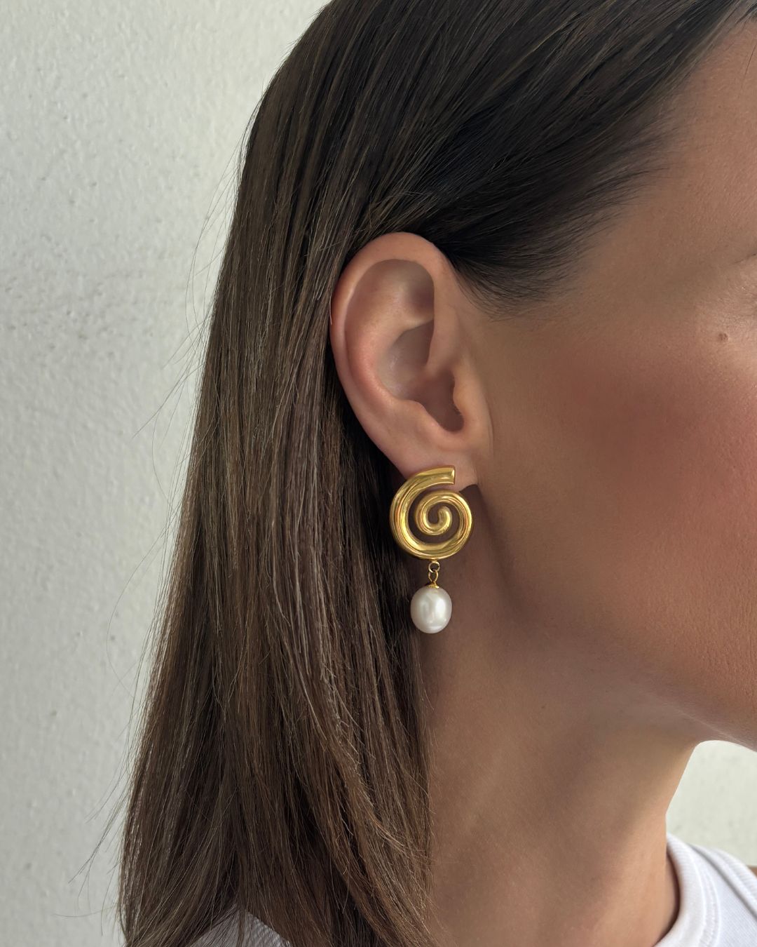 FRESHWATER PEARL ATHENA EARRINGS
