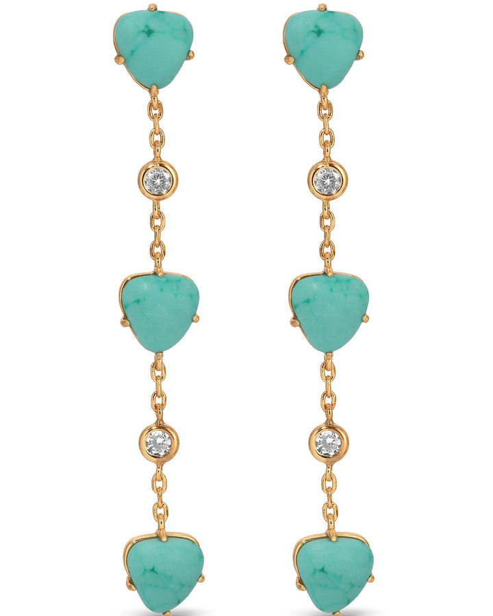 Turquoise Solstice Dangle Earrings