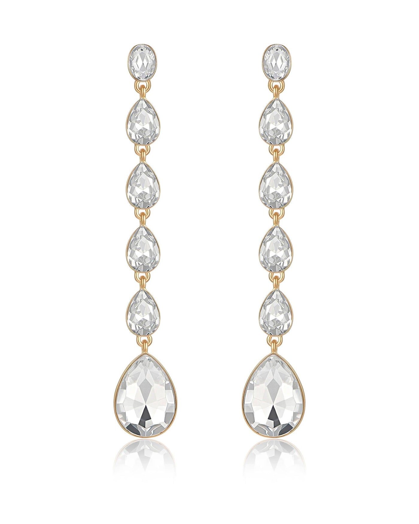 Crystallized Drop Earrings