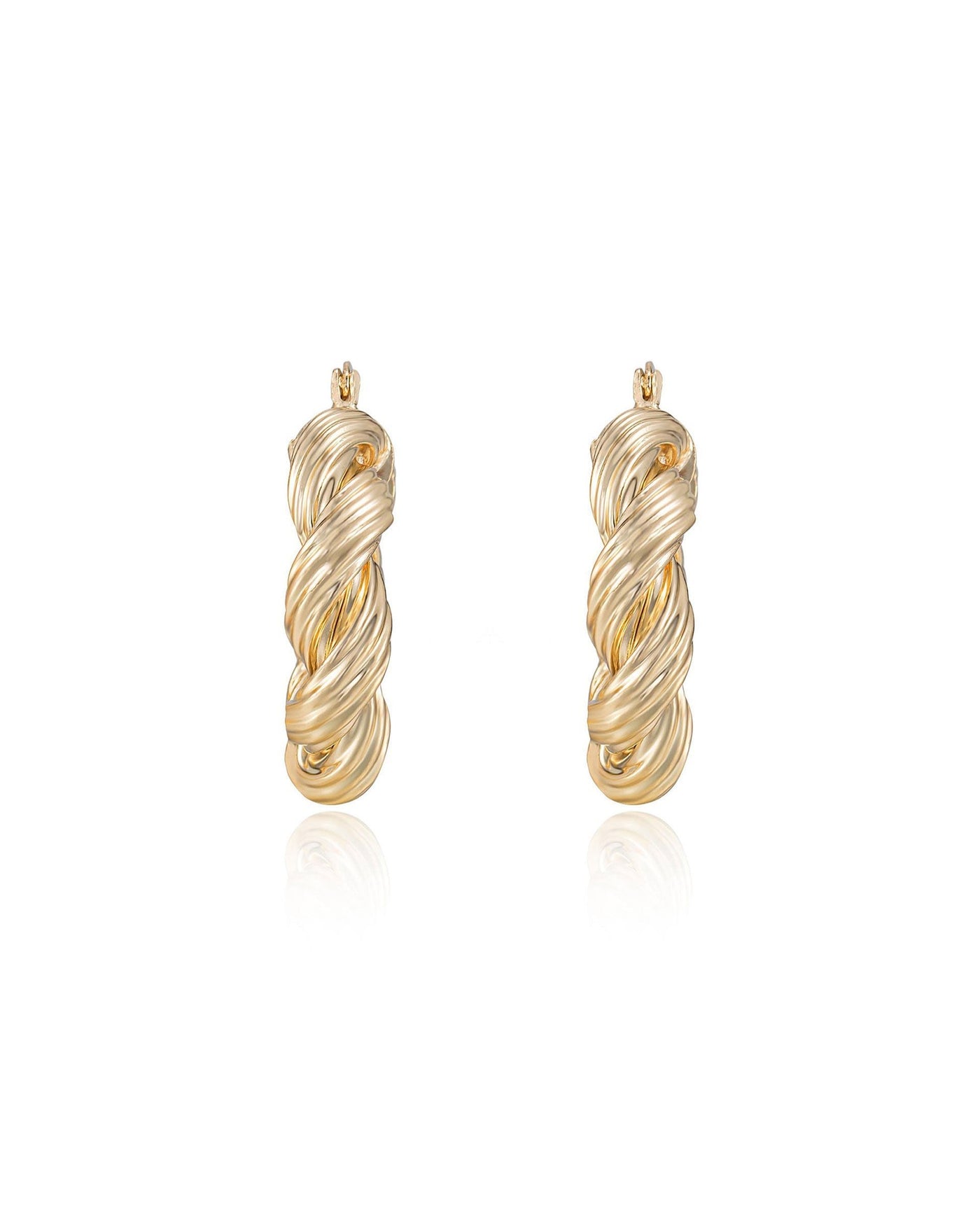 Modern Day Twist Hoops