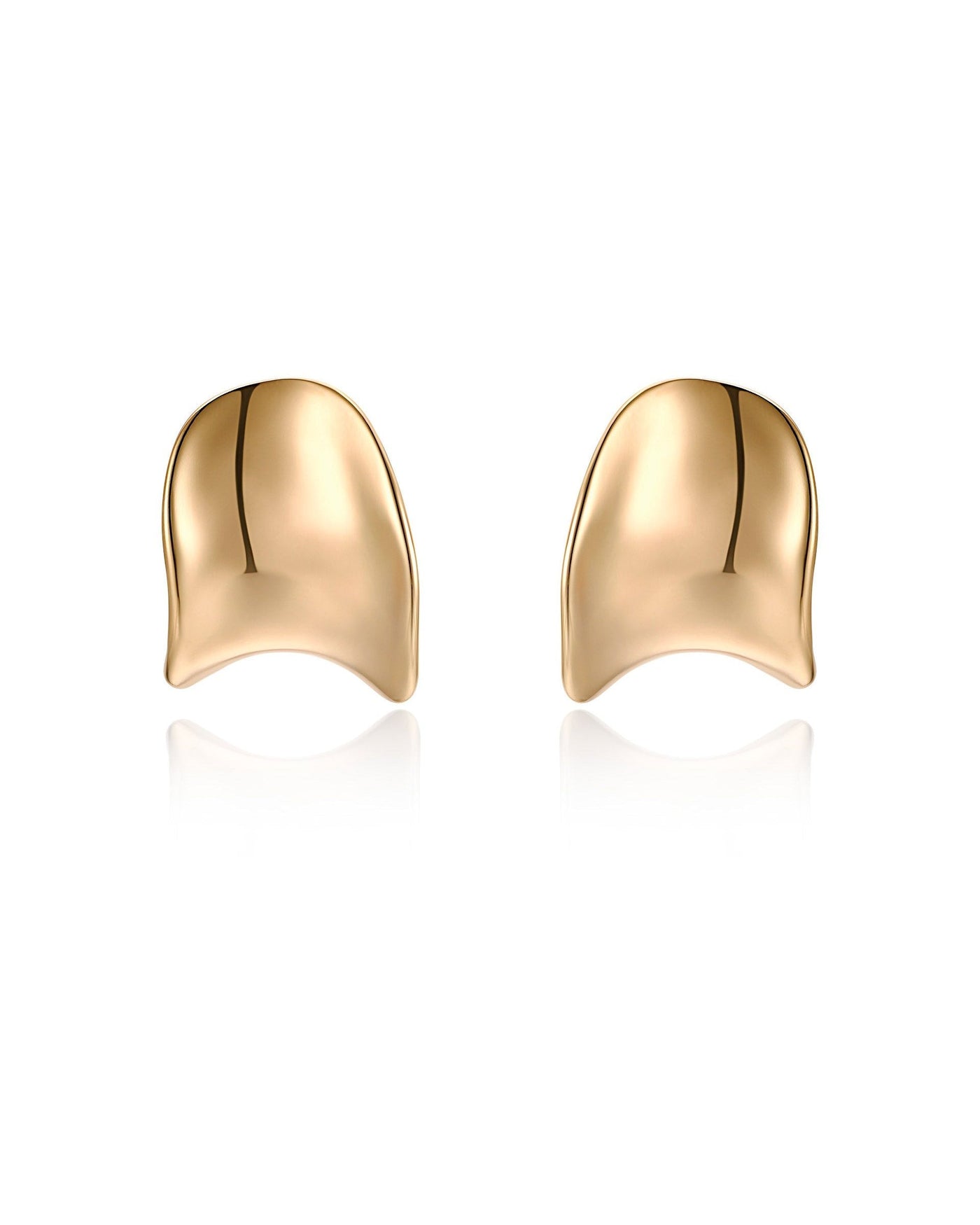 Curved Stud Earrings