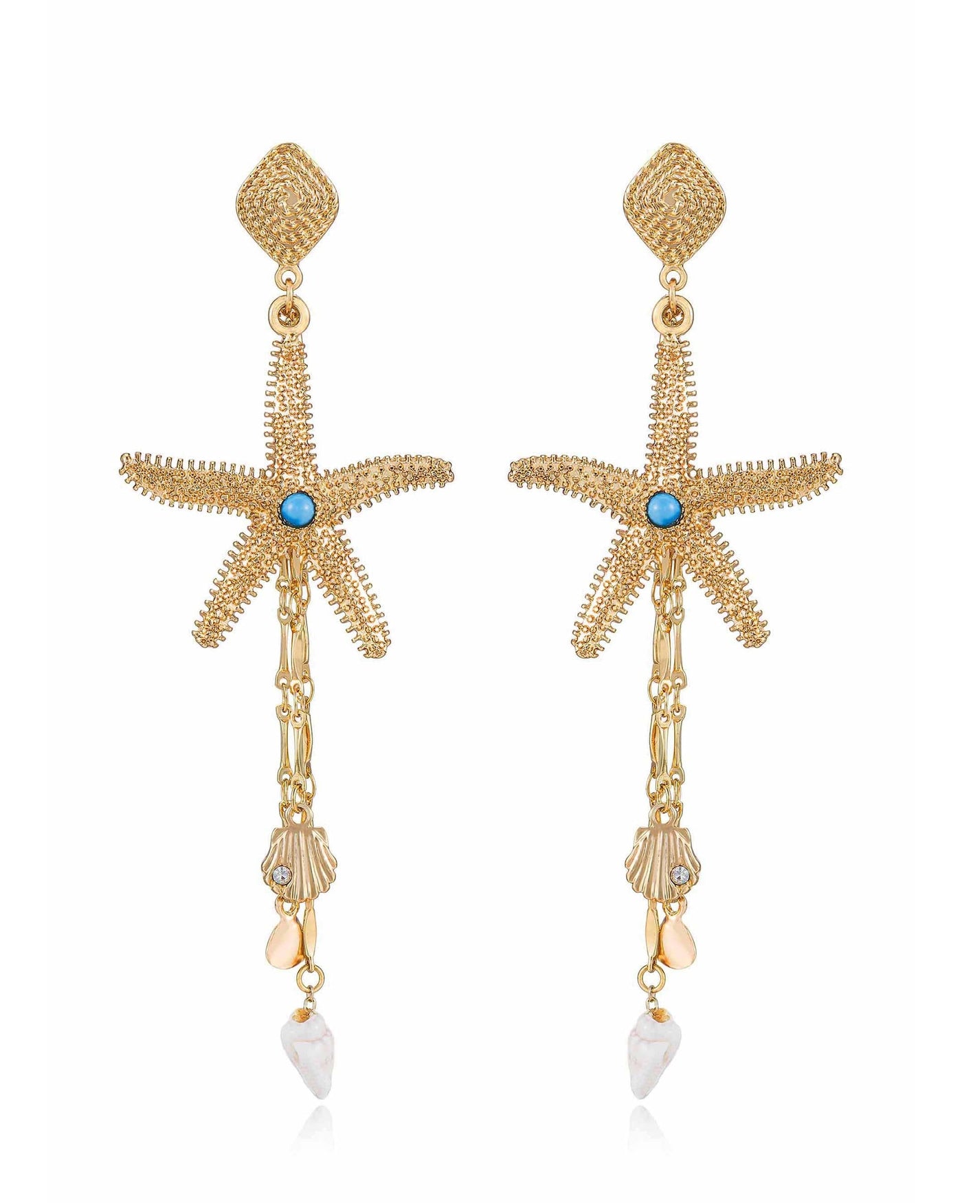 Starfish Seeker Drop Earrings