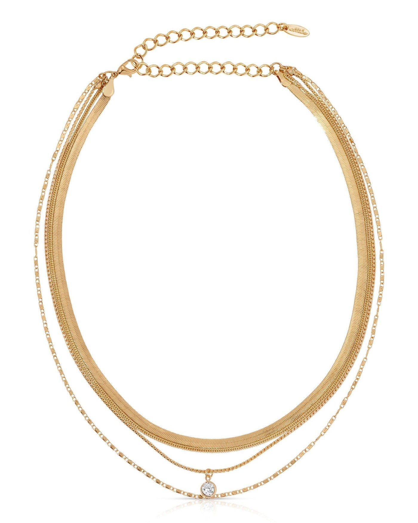 All the Chains Layered Necklace