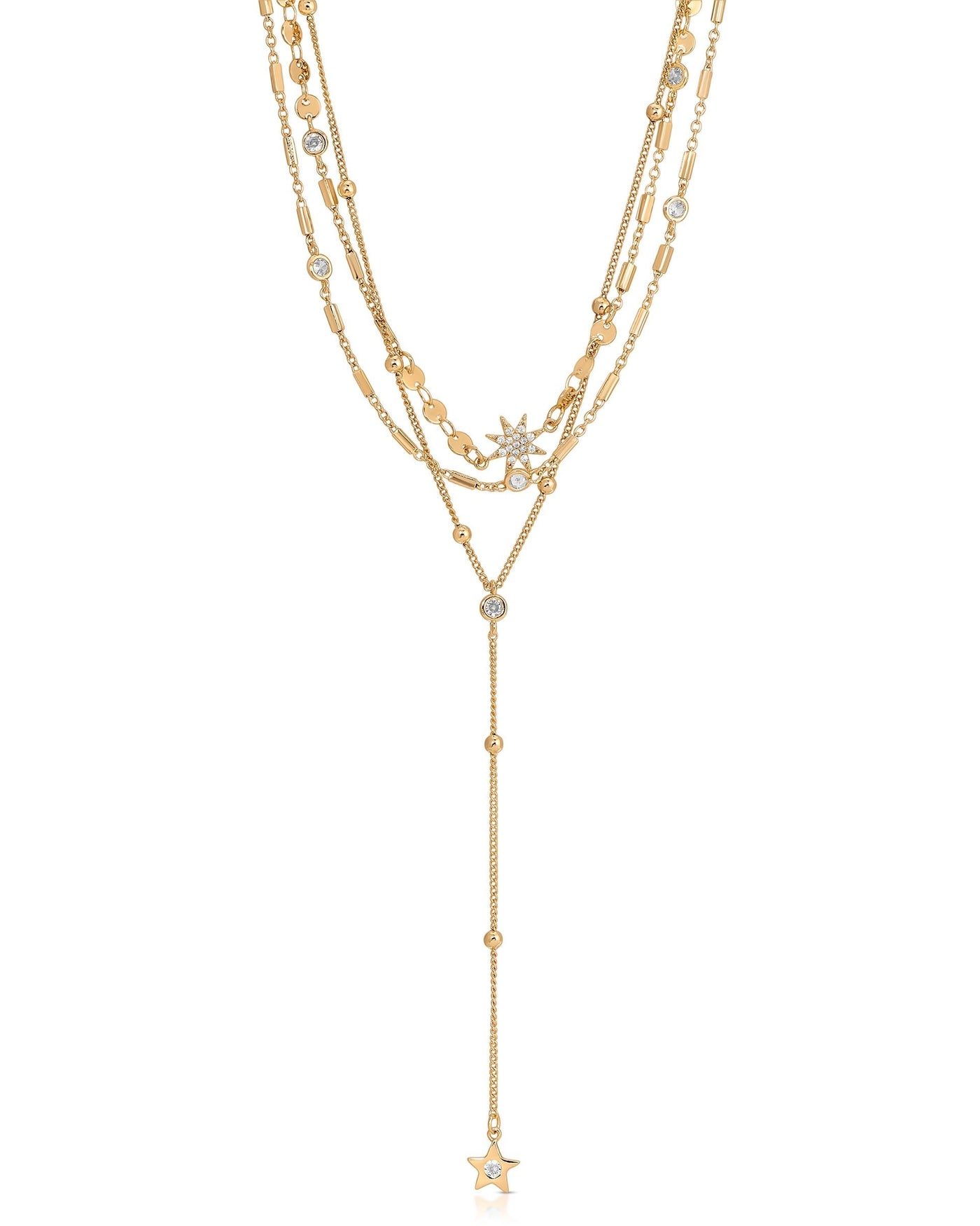 Forever Falling Multi-Chain Lariat Choker