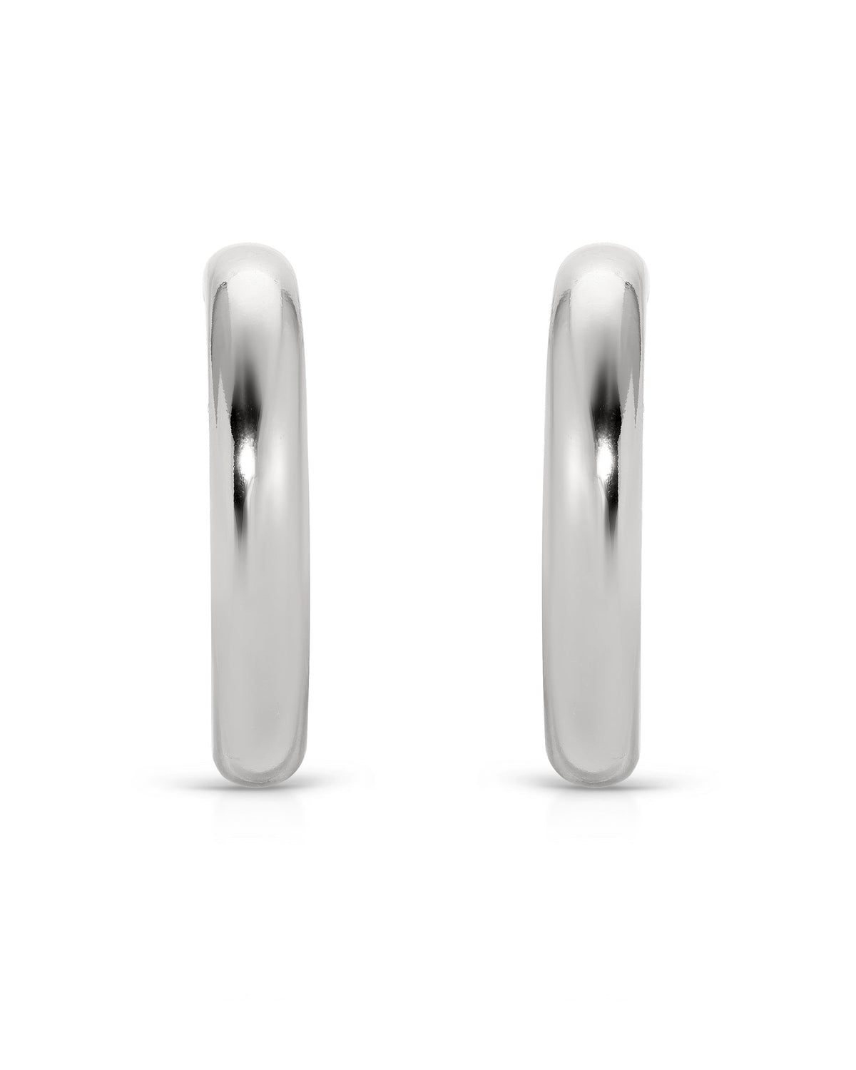 Medium Thick Classic Hoops