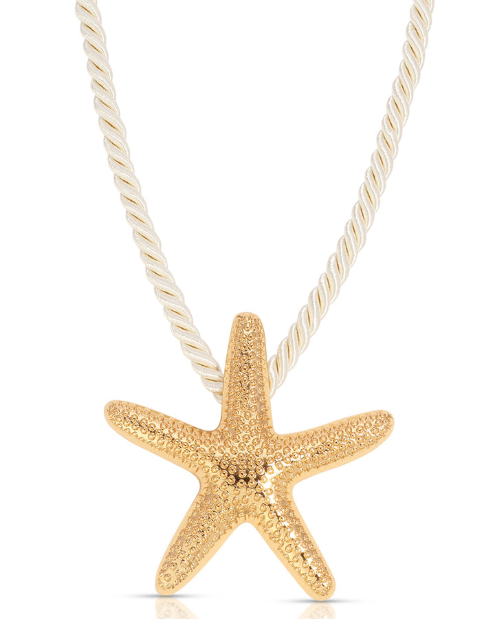 Starfish Statement Pendant Necklace