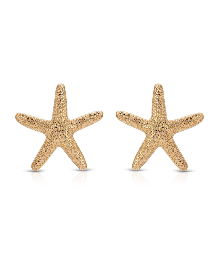 Statement Starfish Stud Earrings