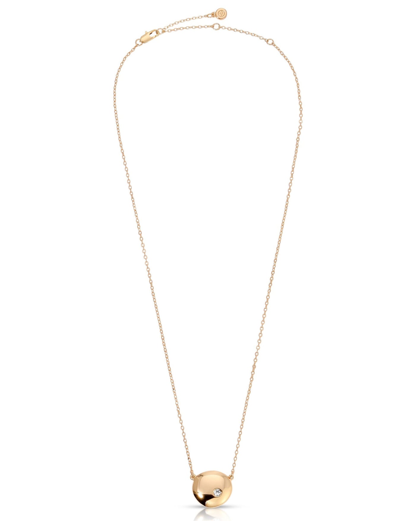 Polished Pebble Pendant Necklace