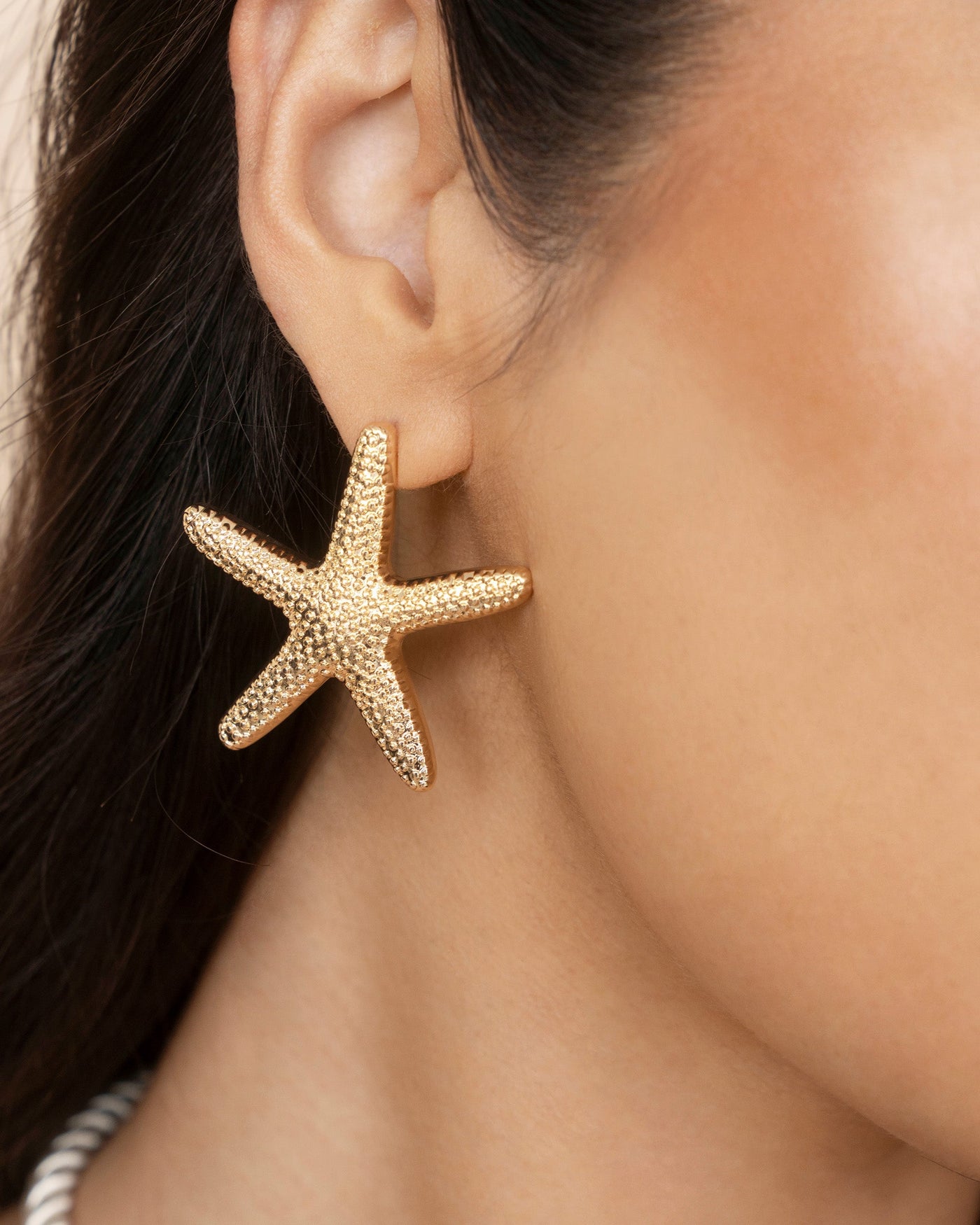 Statement Starfish Stud Earrings
