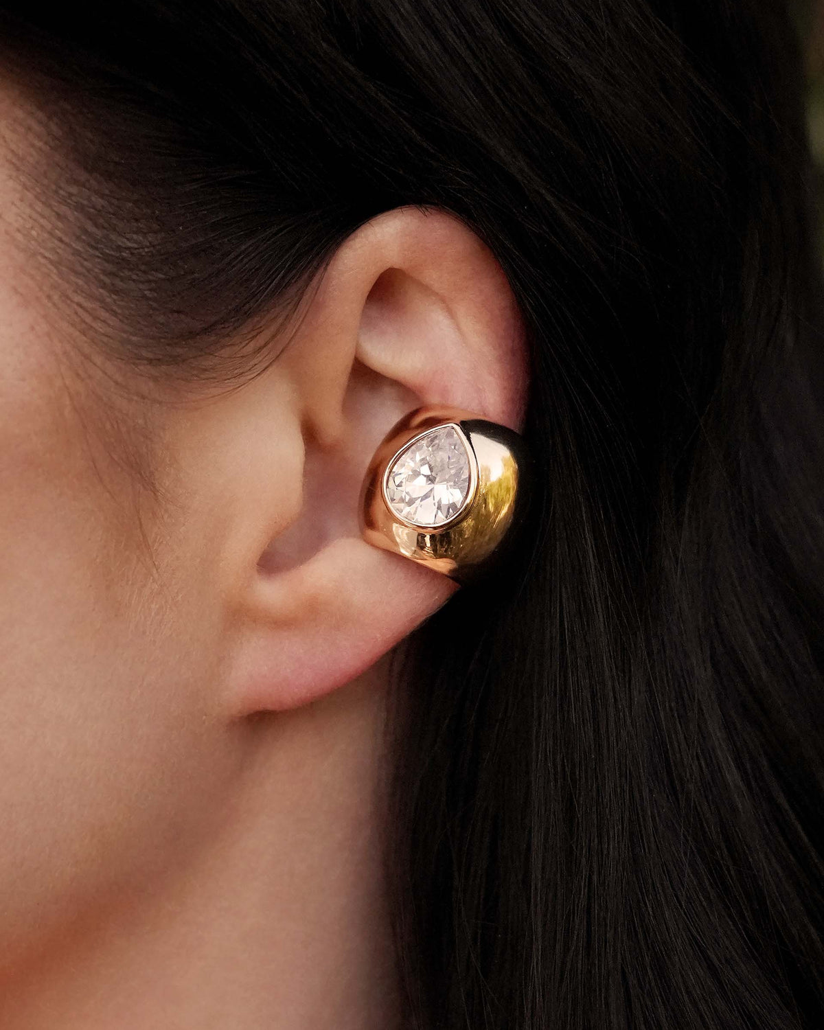 Bold Crystal Ear Cuff