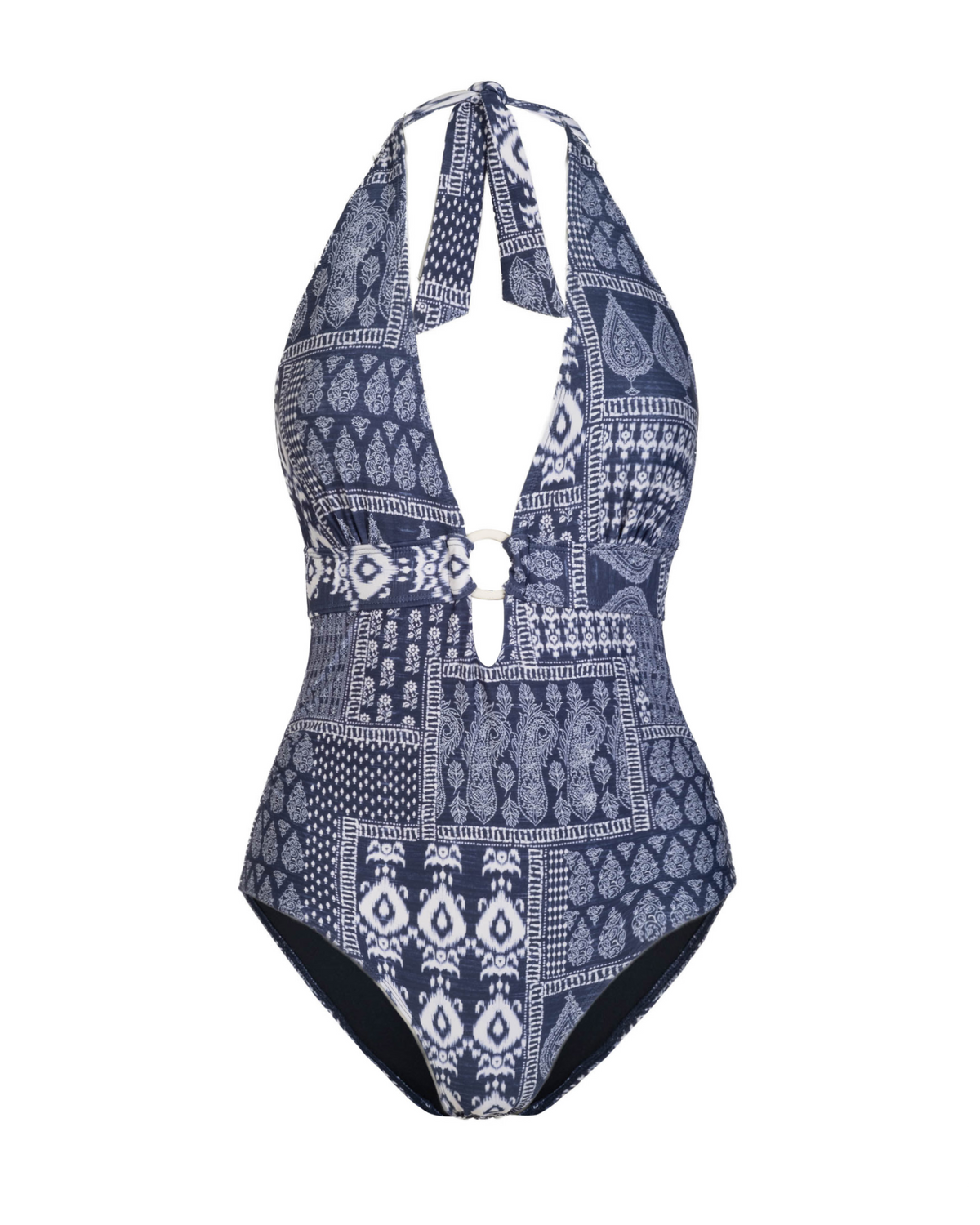Gabrielle Halter One Piece In Tivara Patchwork