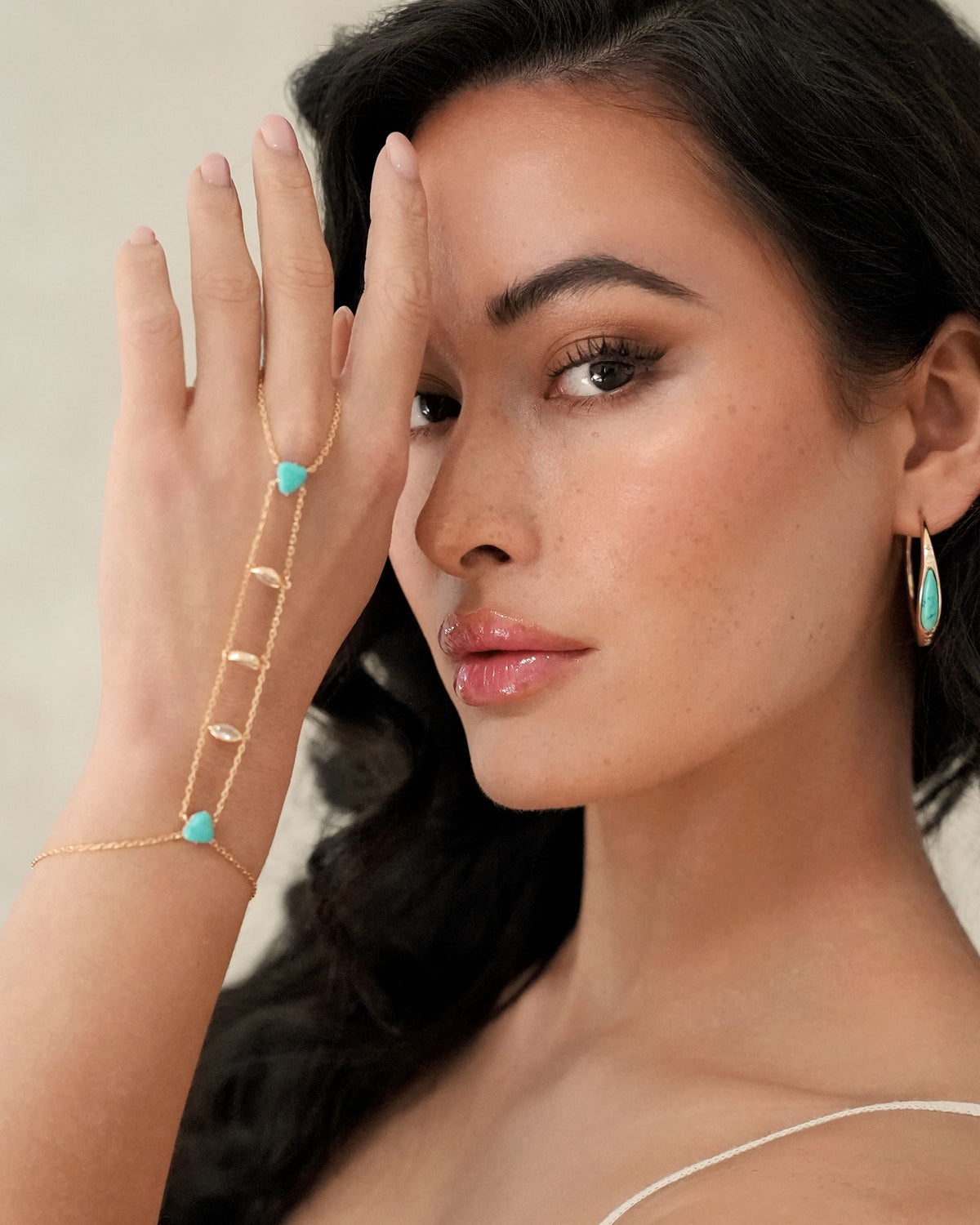 Turquoise Solstice Hand Chain