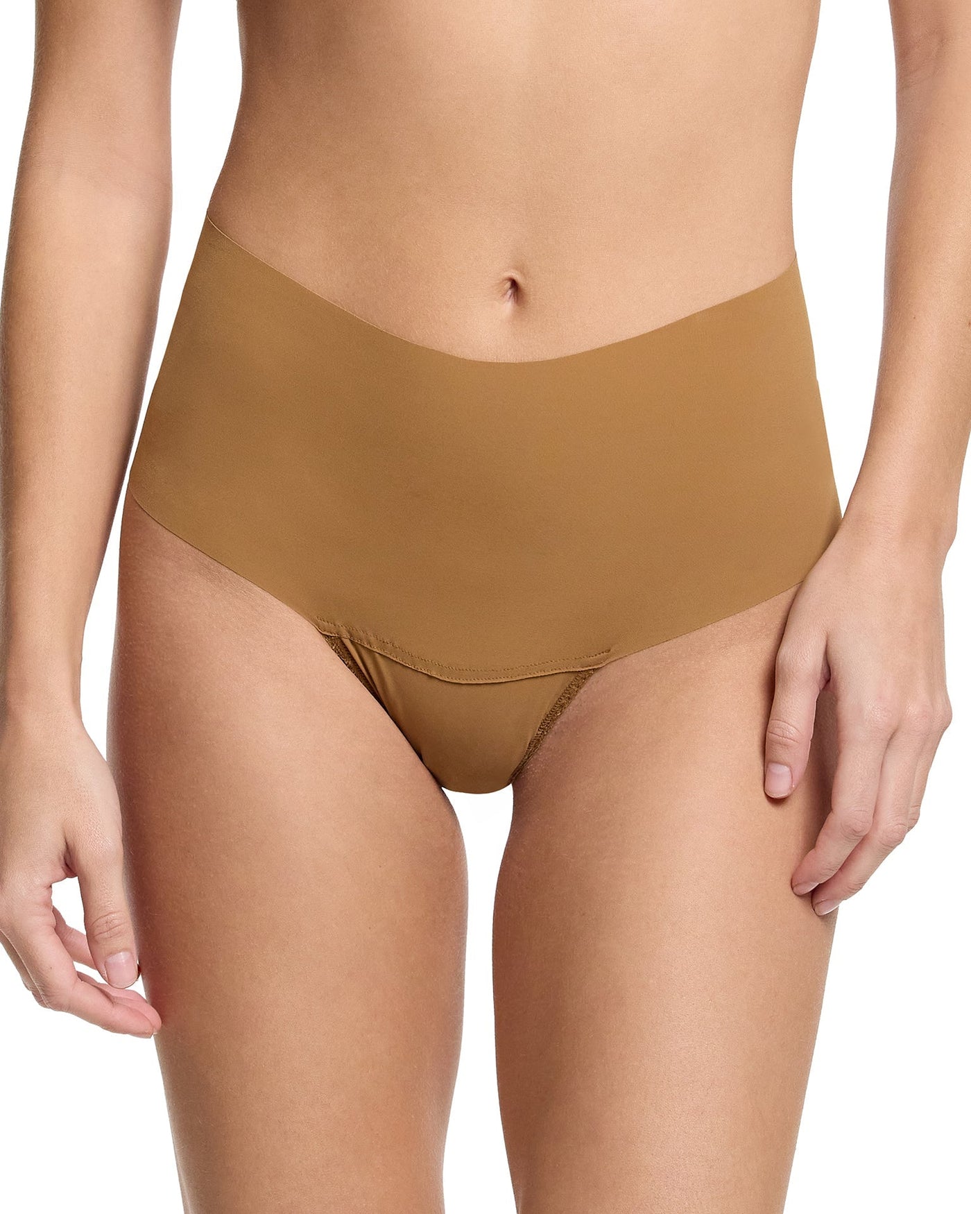 BreatheSoft® High Rise Thong Toffee