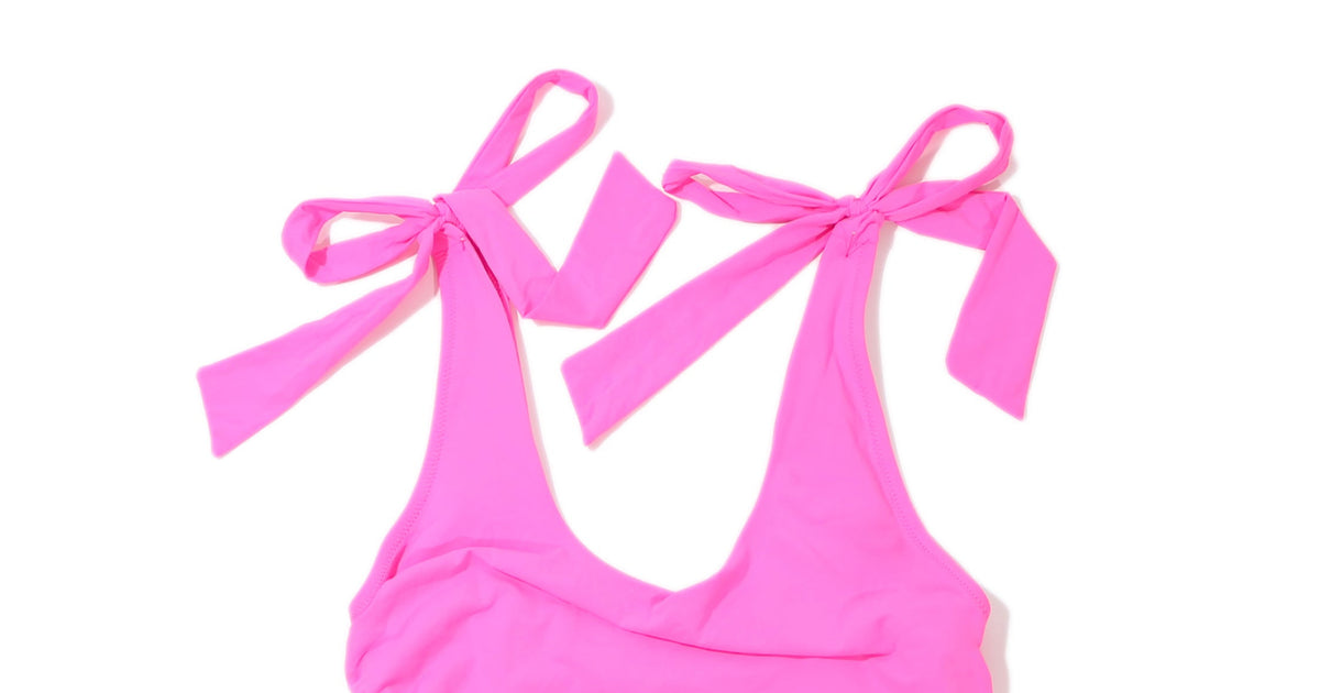 Bow Draped One-Piece Swimsuit main image 0
