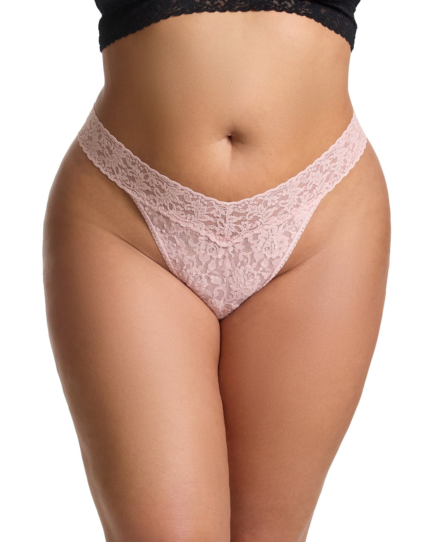 Signature Lace® Original Rise Thong Blushing Rose