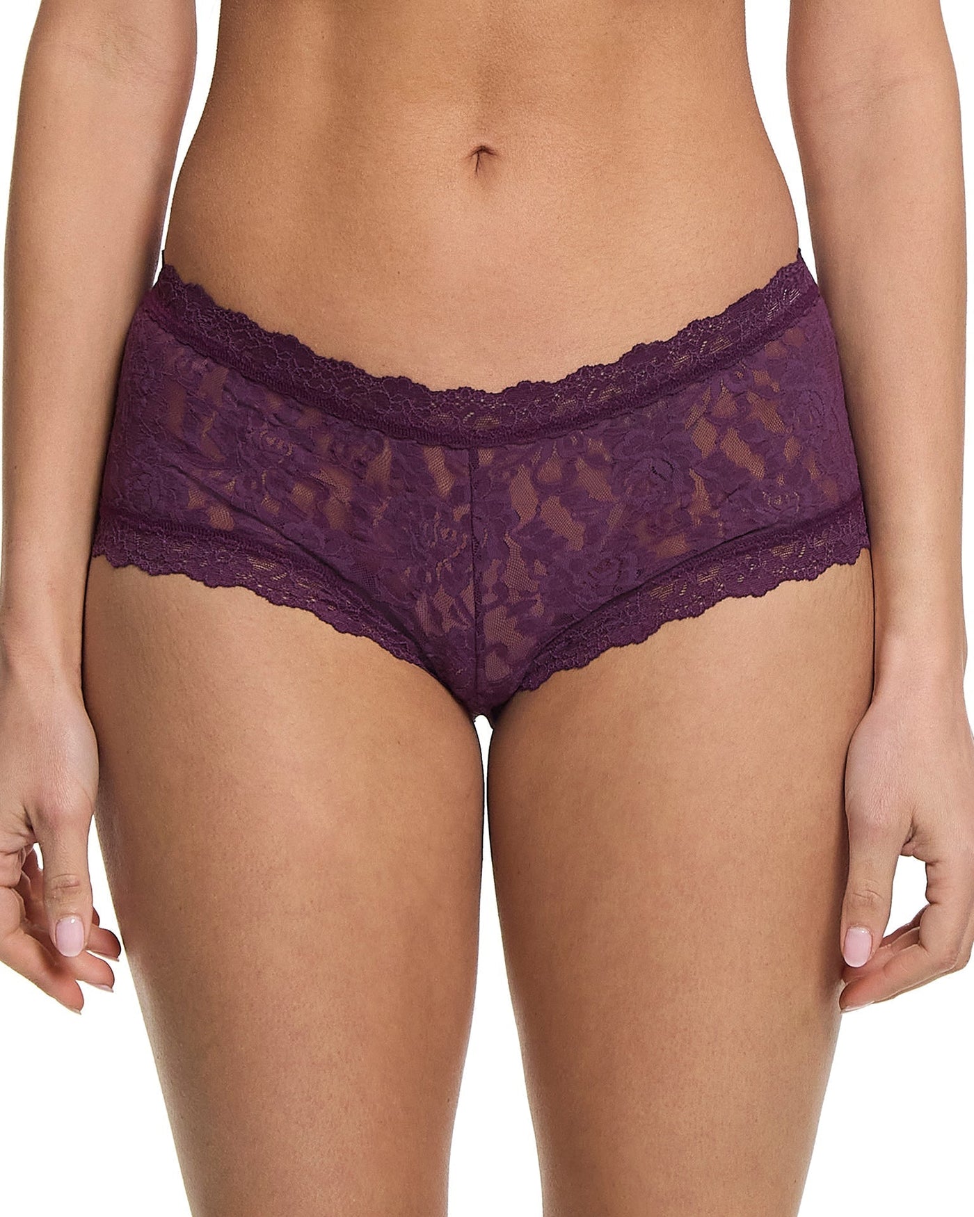 Signature Lace® Boyshort Stone Fruit Purple Sale