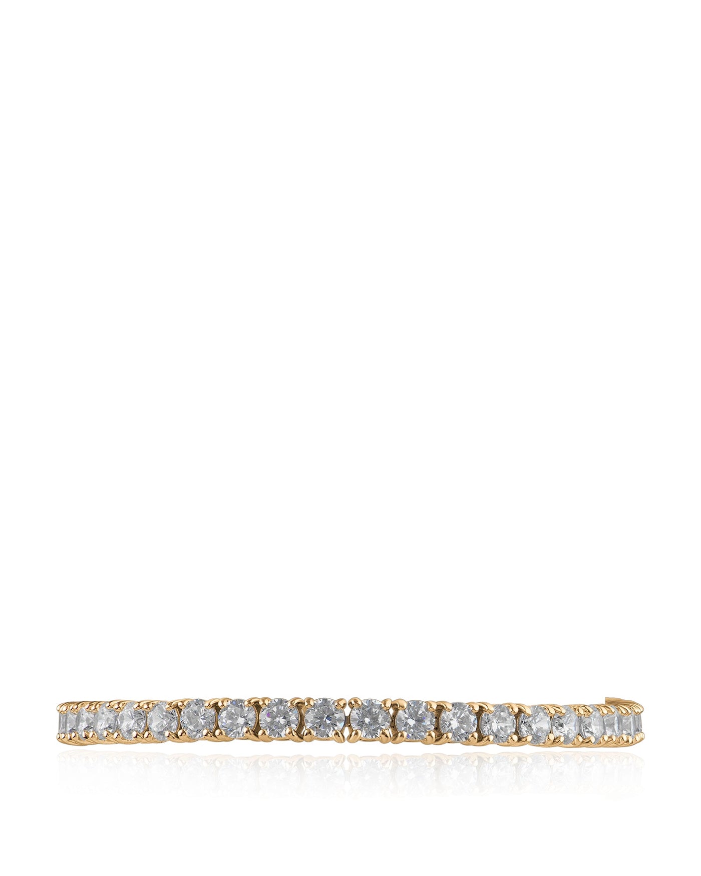 4mm Round CZ Tennis Bracelet