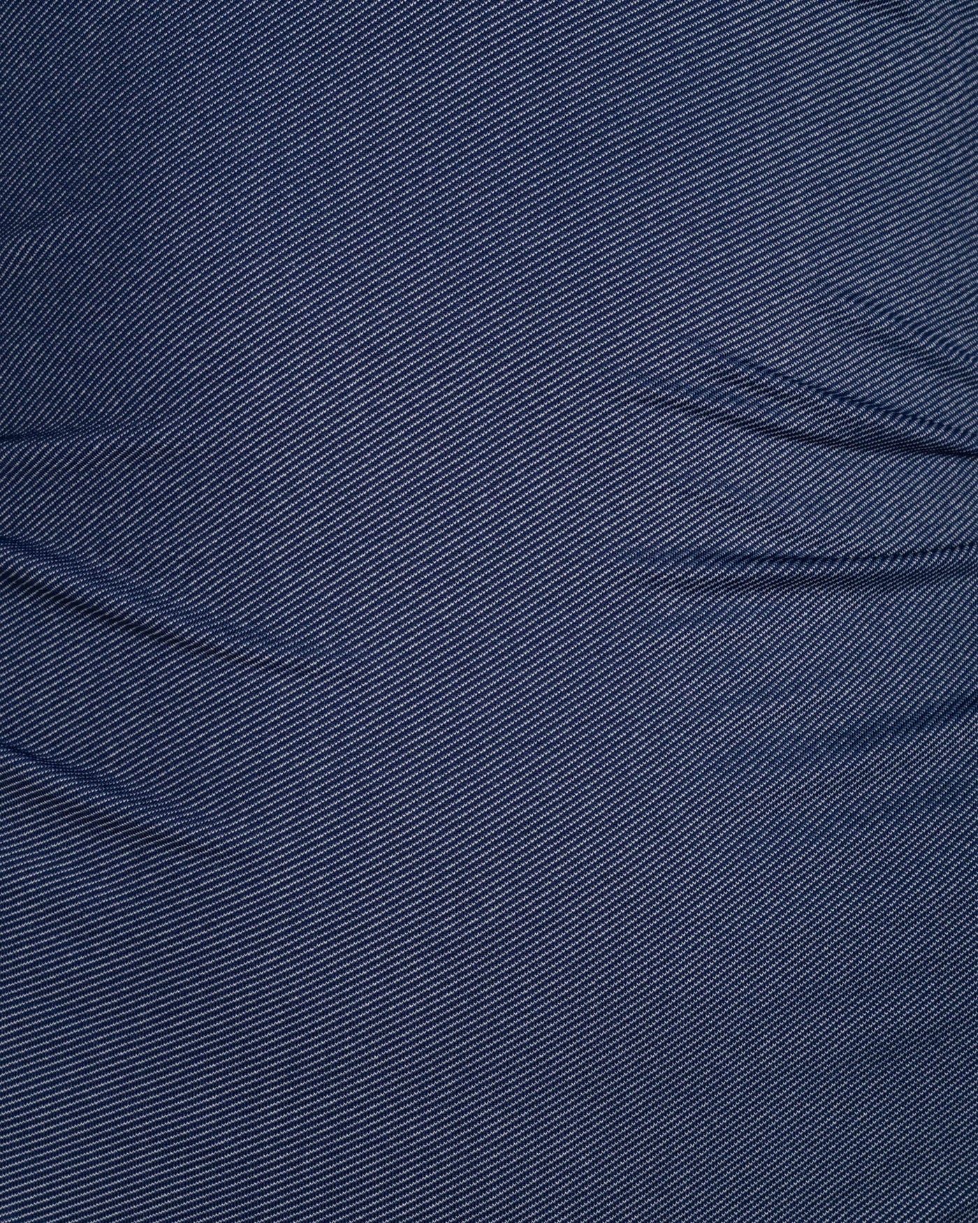 Side Tie High Waist Bottom In Indigo Twill