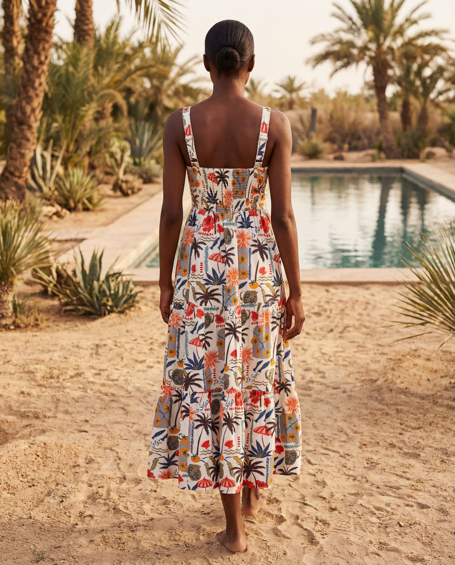 Lizzie Dress In Riviera