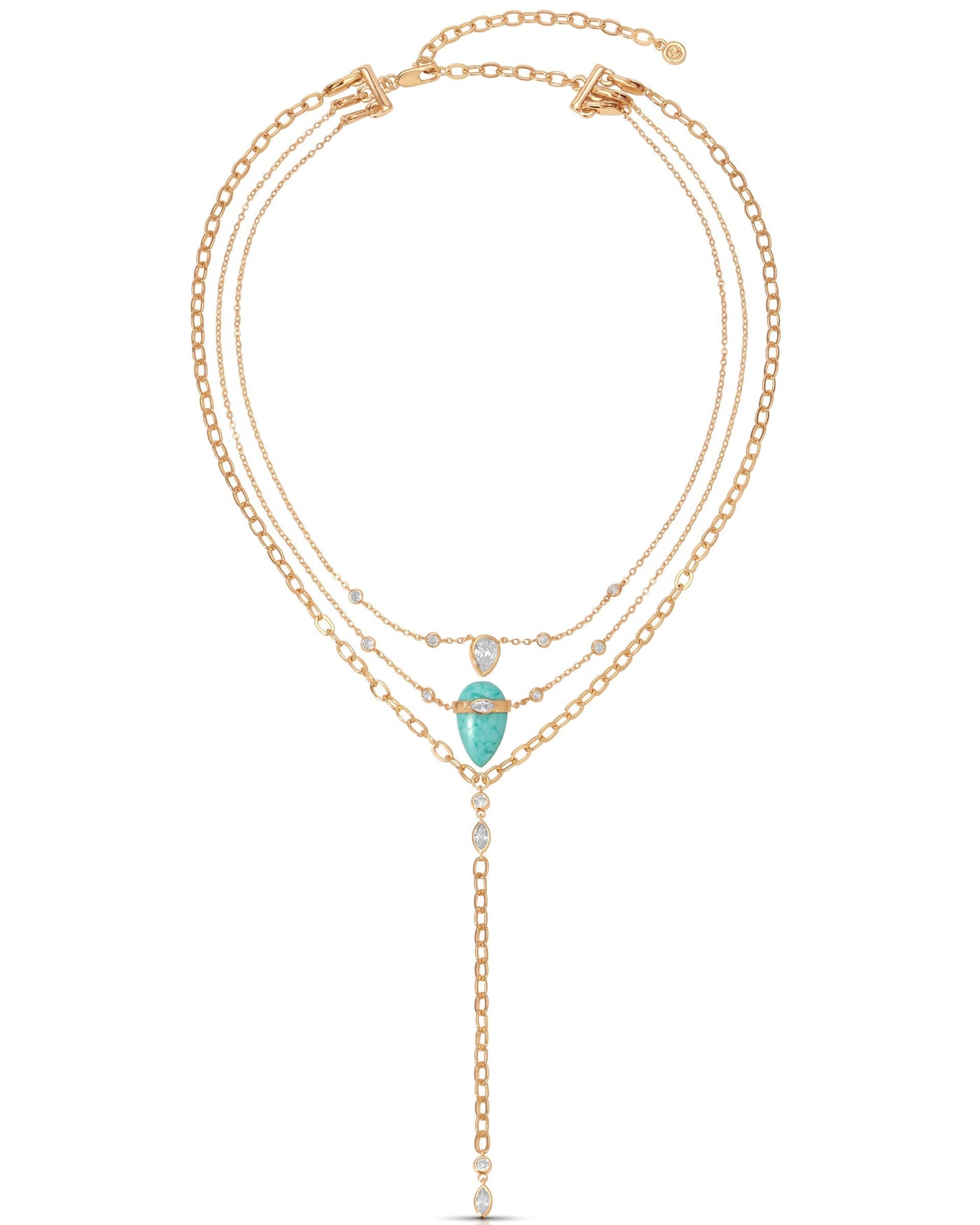 Turquoise Solstice Layered Necklace