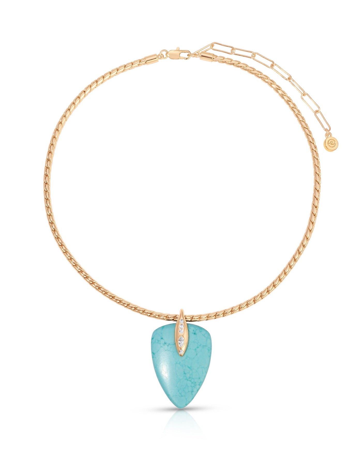 Turquoise Solstice Pendant Choker