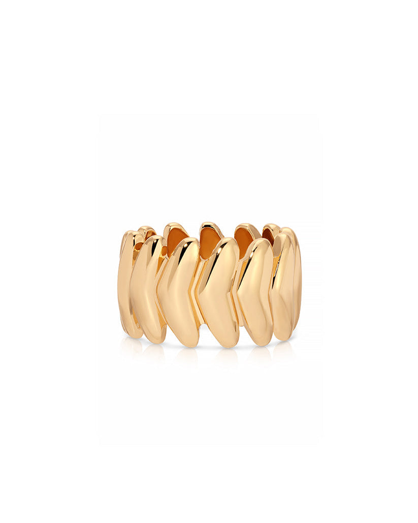 Metal Moderna Ring