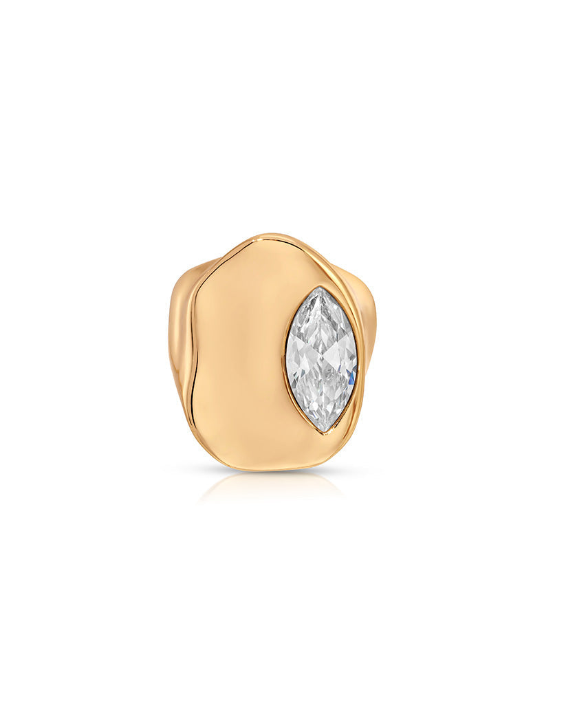Liquid Crystal Statement Ring