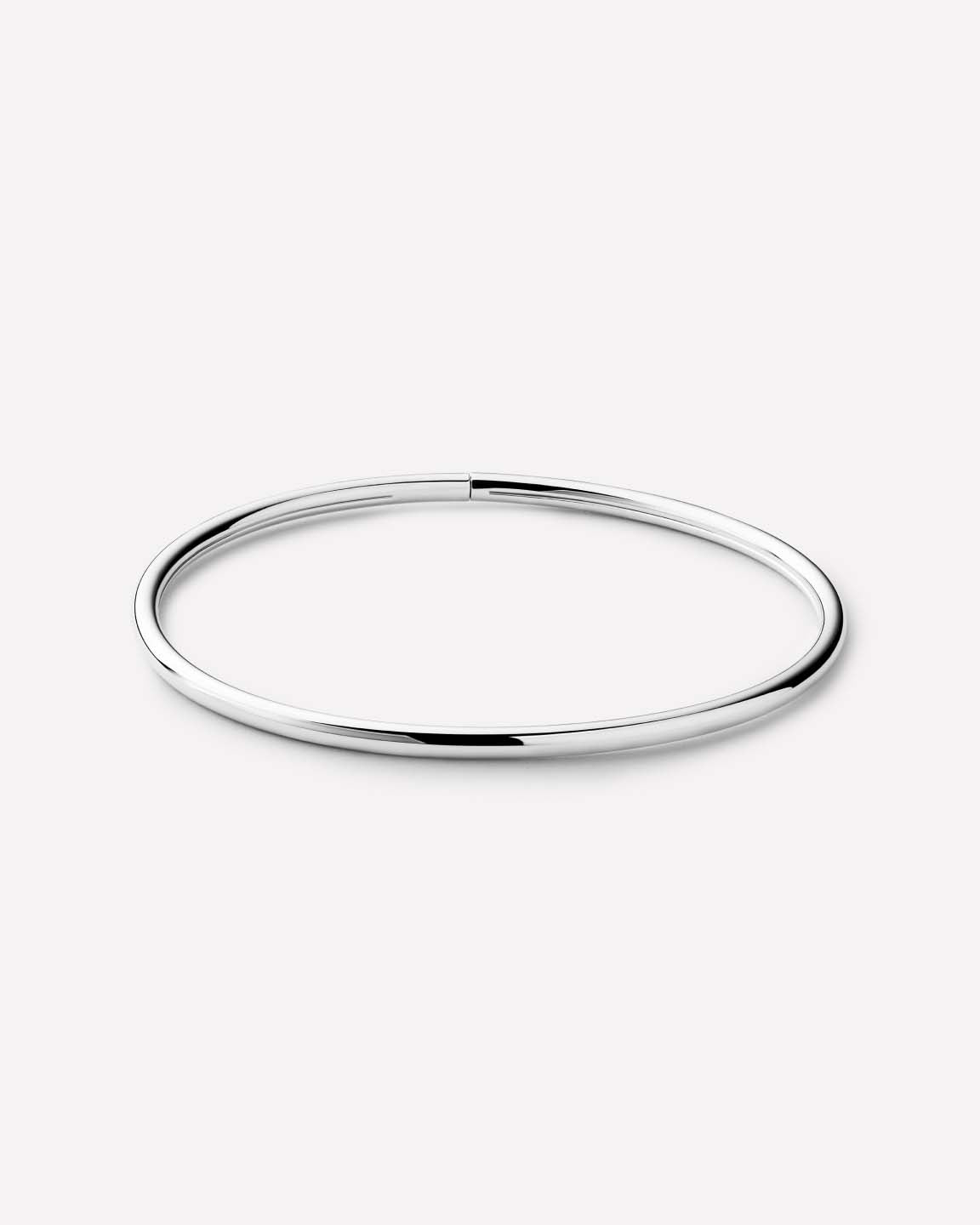 Silver Bangle - Carter Silver (3mm)