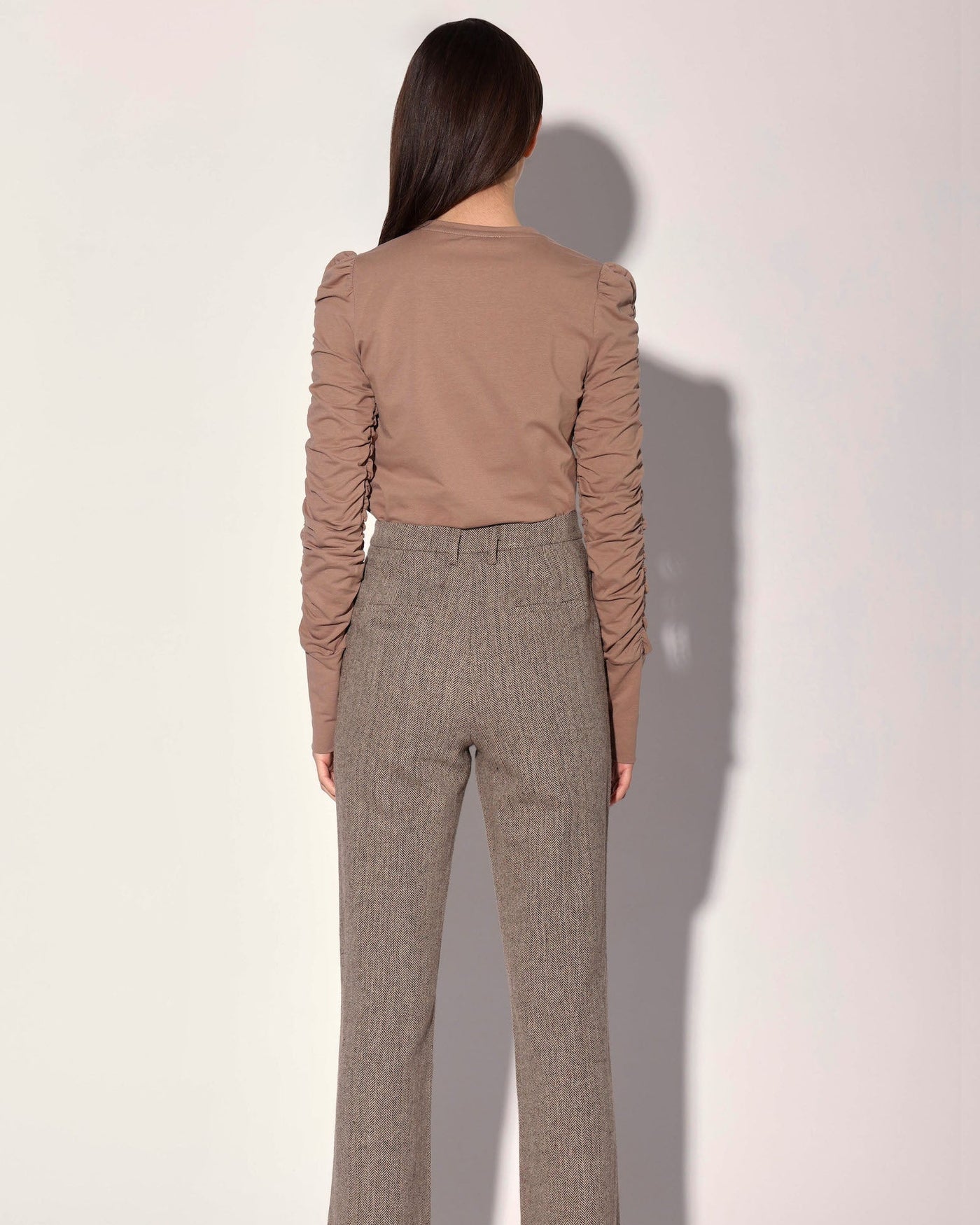 Shane Pant, Brown Herringbone