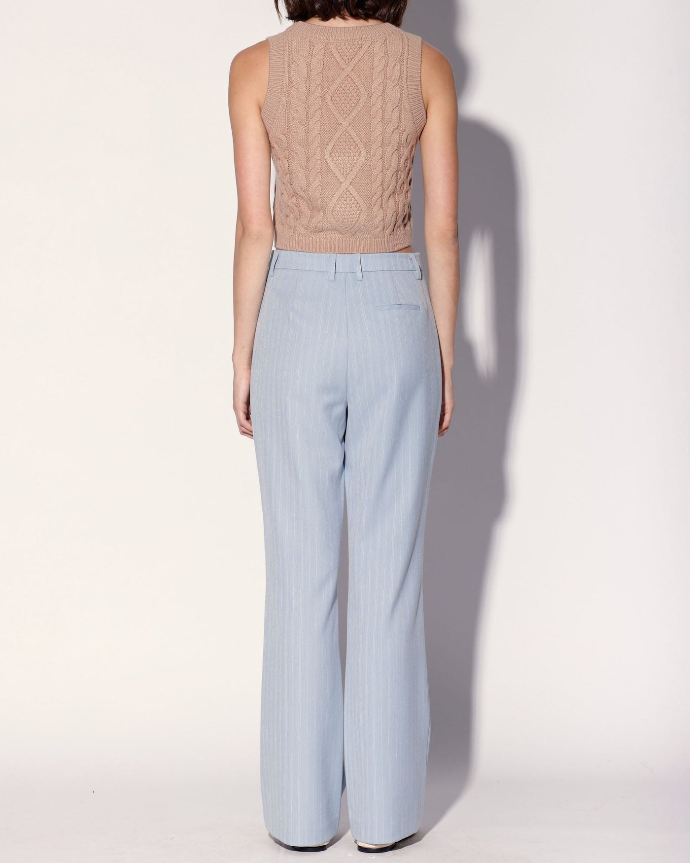 Nicola Pant, Stone Pinstripe