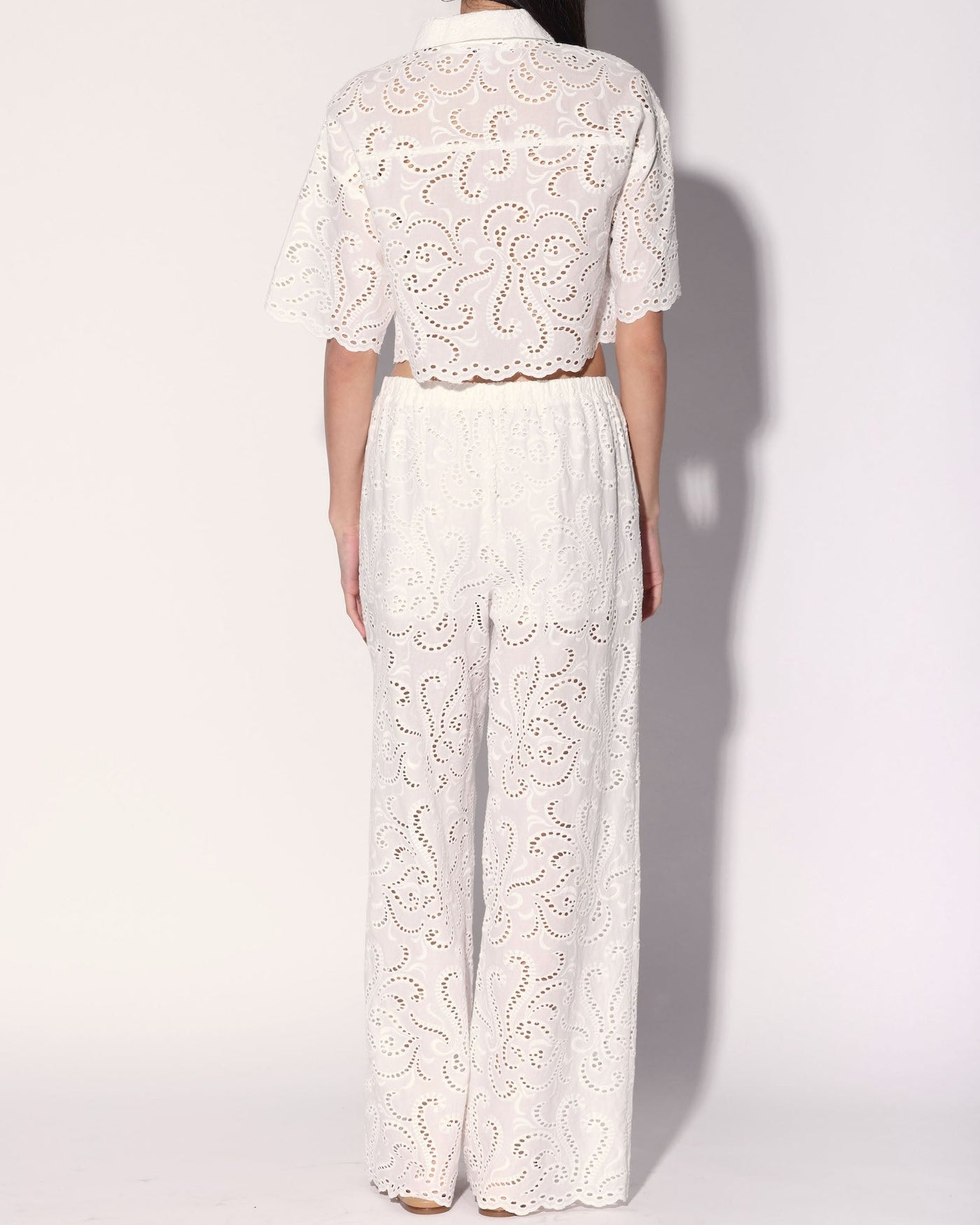 Lysander Pant, White Eyelet