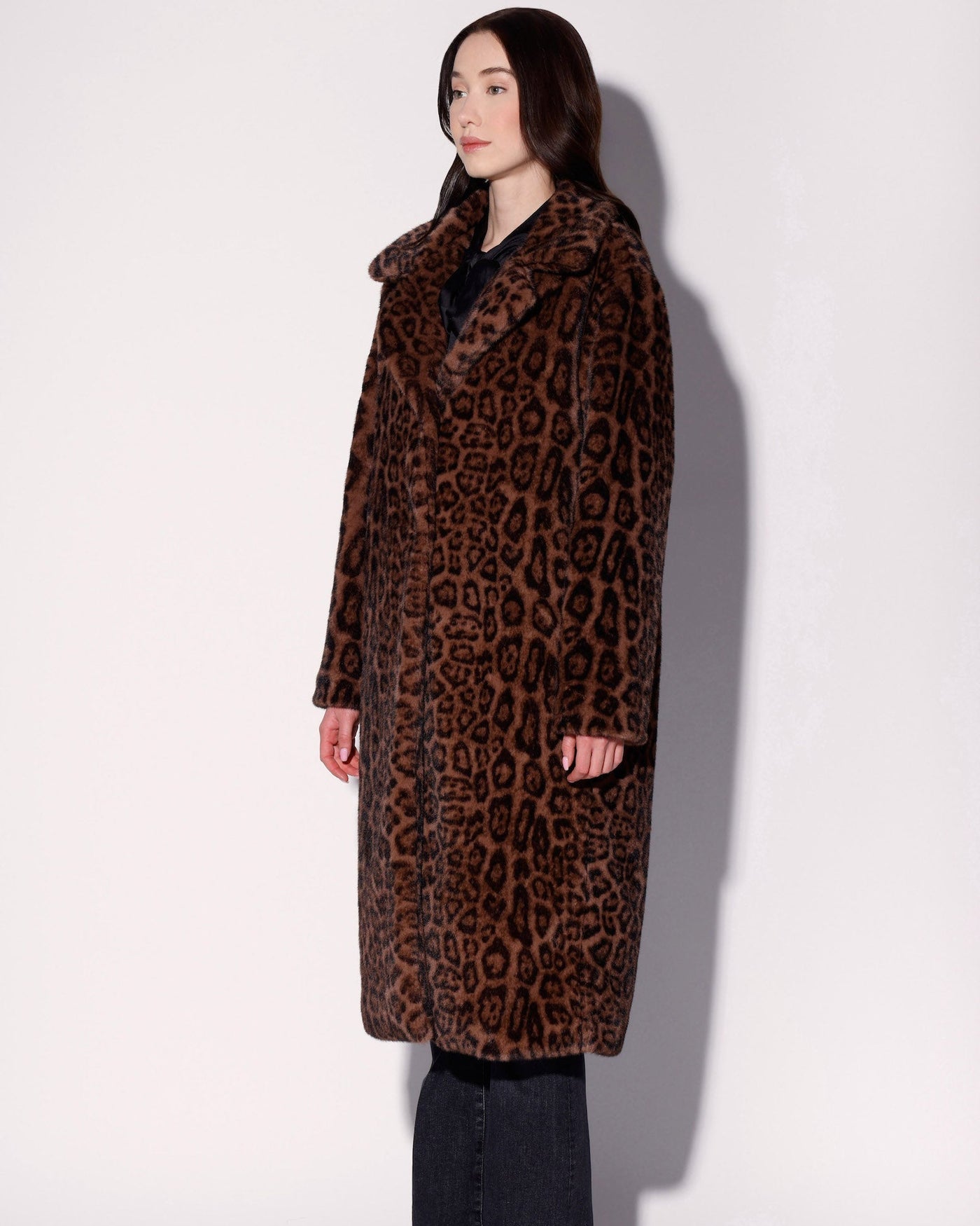 Pacey Coat, Jaguar Faux Fur