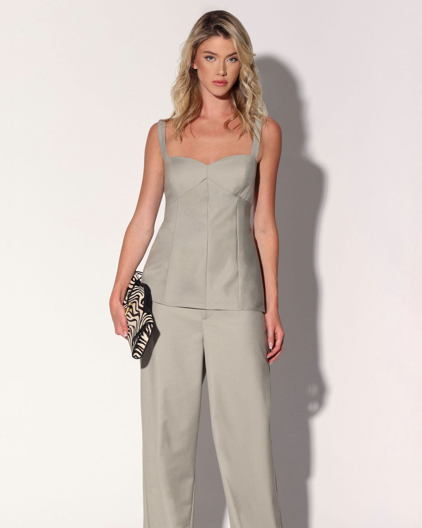 Cassie Top, Pale Sage