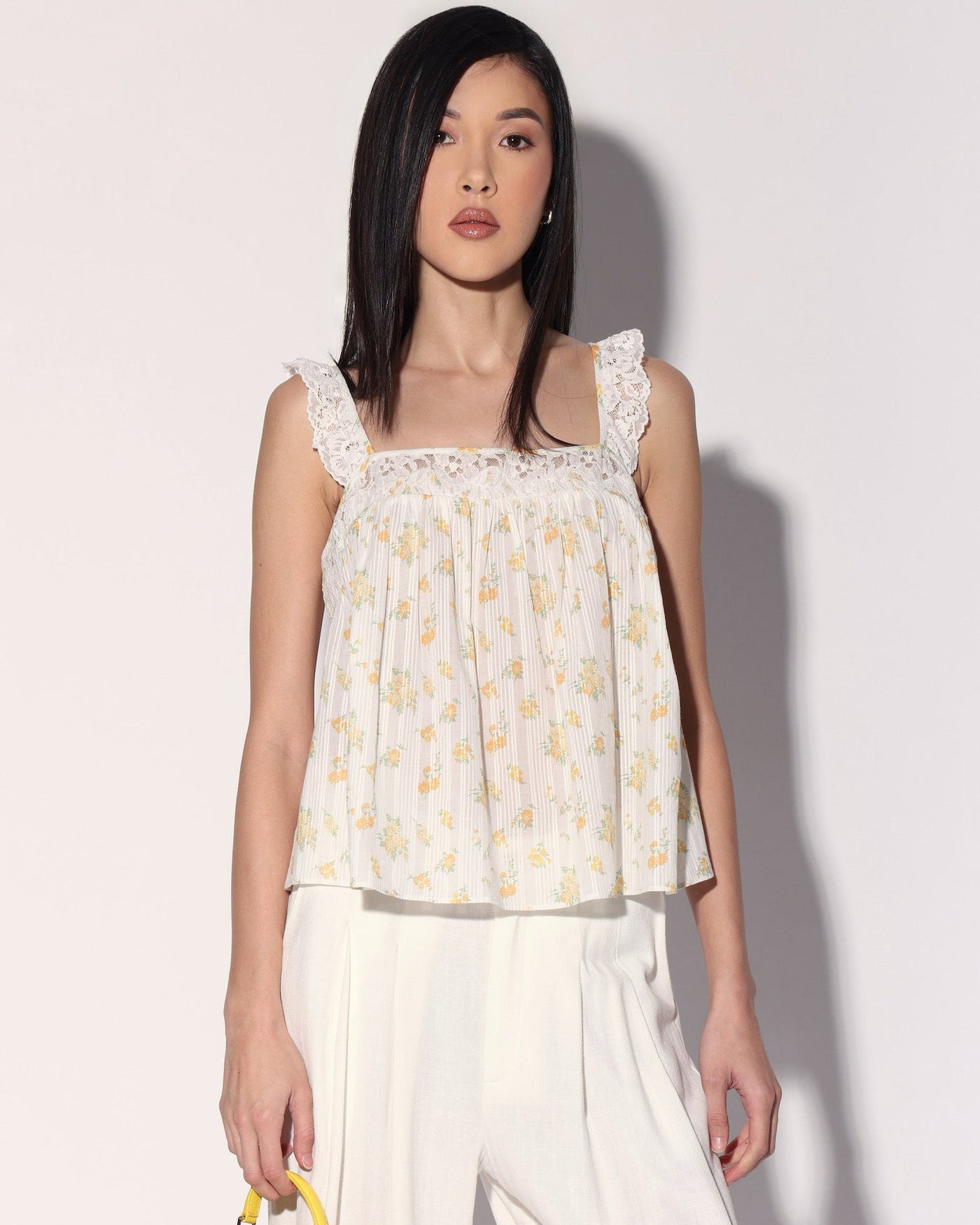 Cory Top, Yellow Bouquet