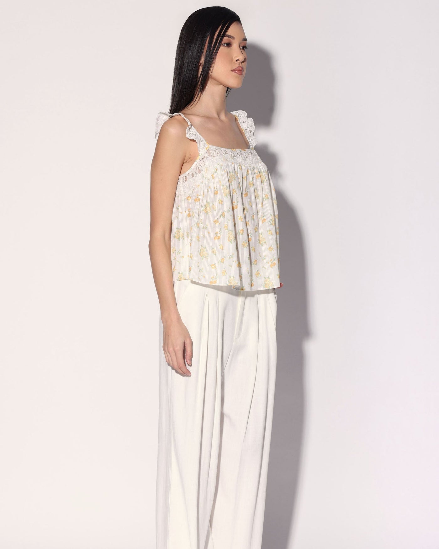 Cory Top, Yellow Bouquet