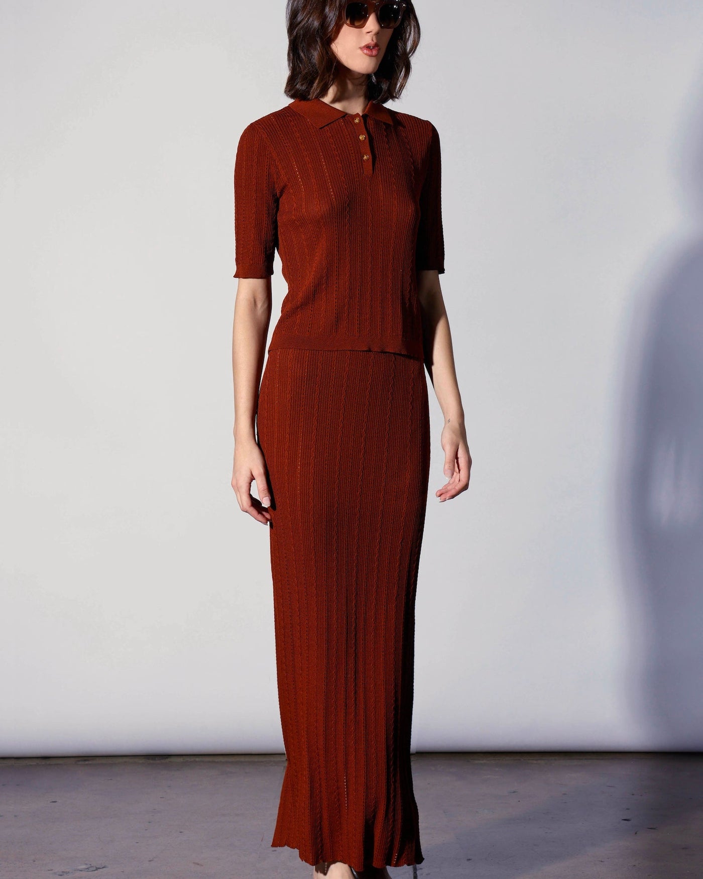 Posey Skirt, Terracotta
