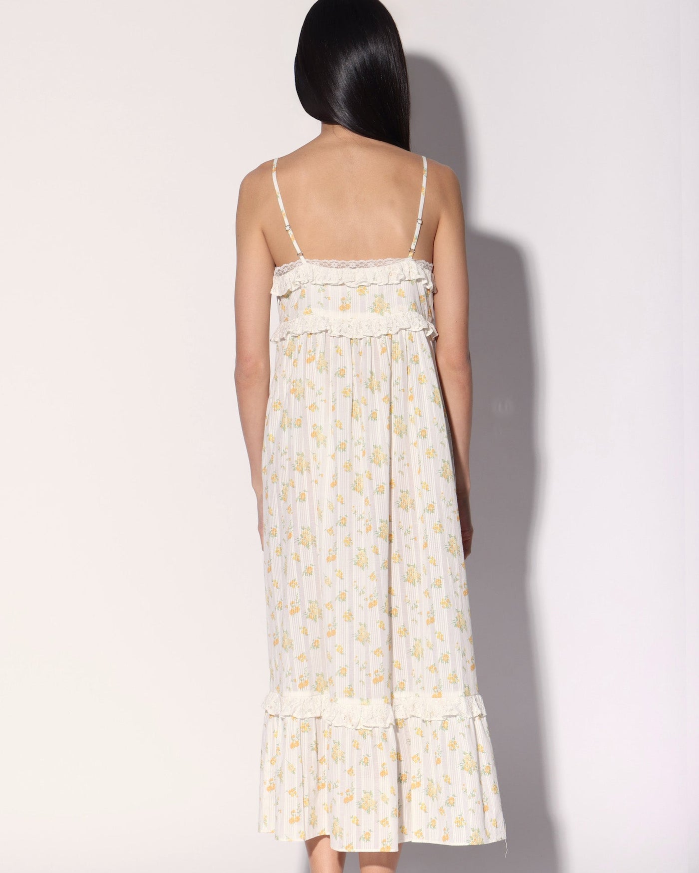 Carla Dress, Yellow Bouquet