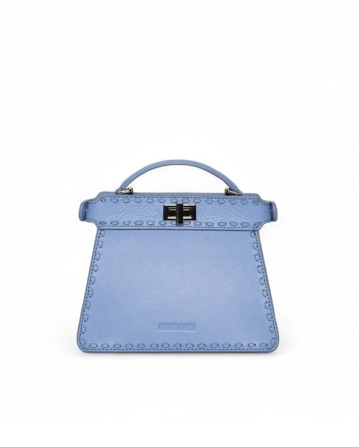 Reed Mini Satchel, Aqua Rush
