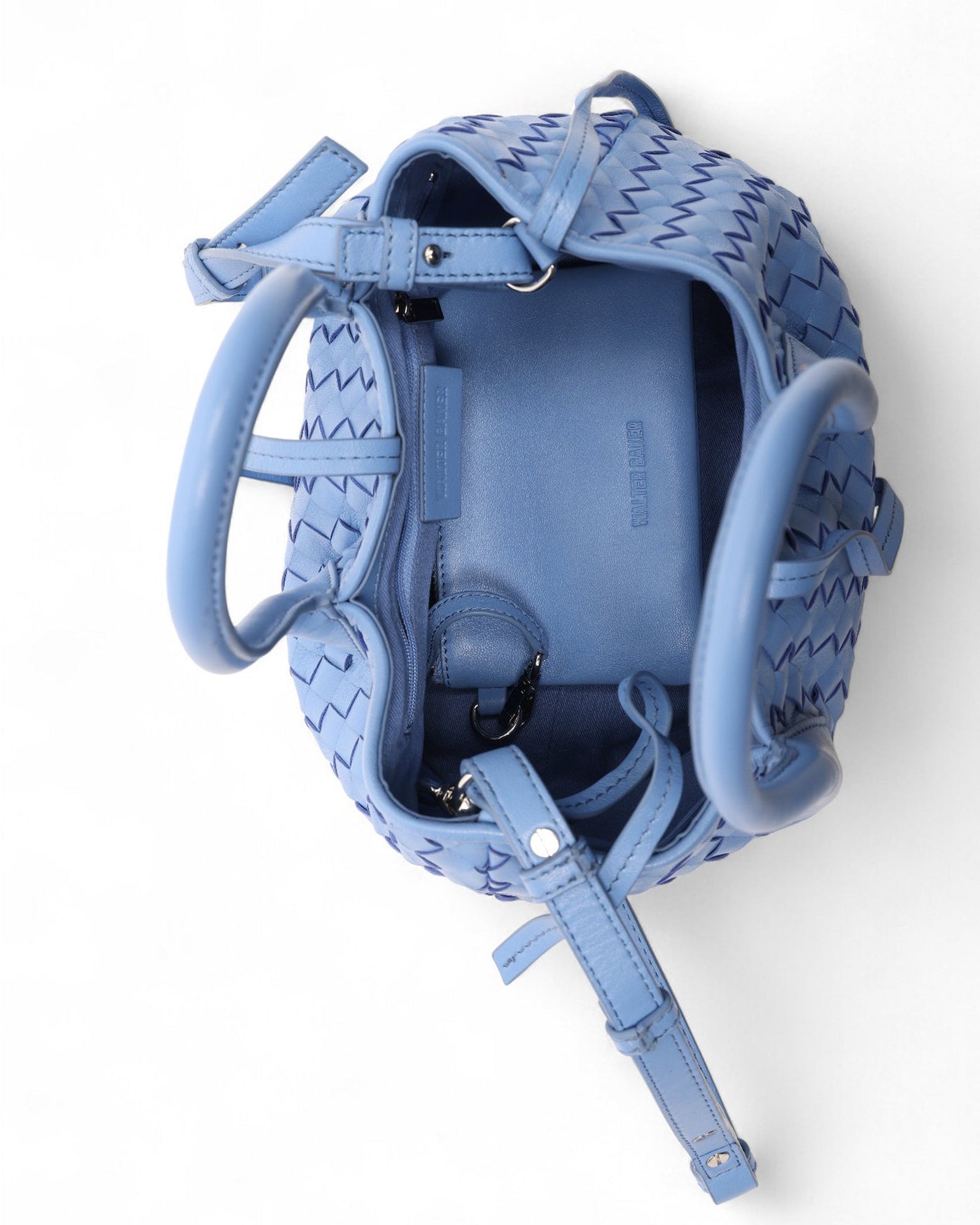 Alina Mini Tote, Aqua Rush