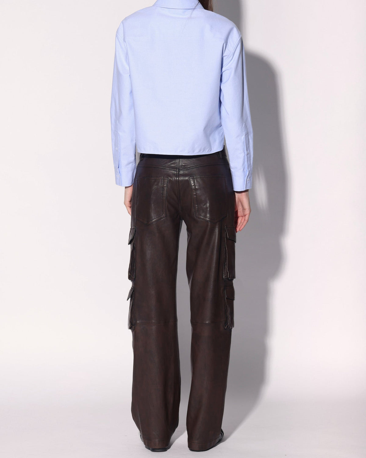 Danny Pant, Washed Brown - Leather