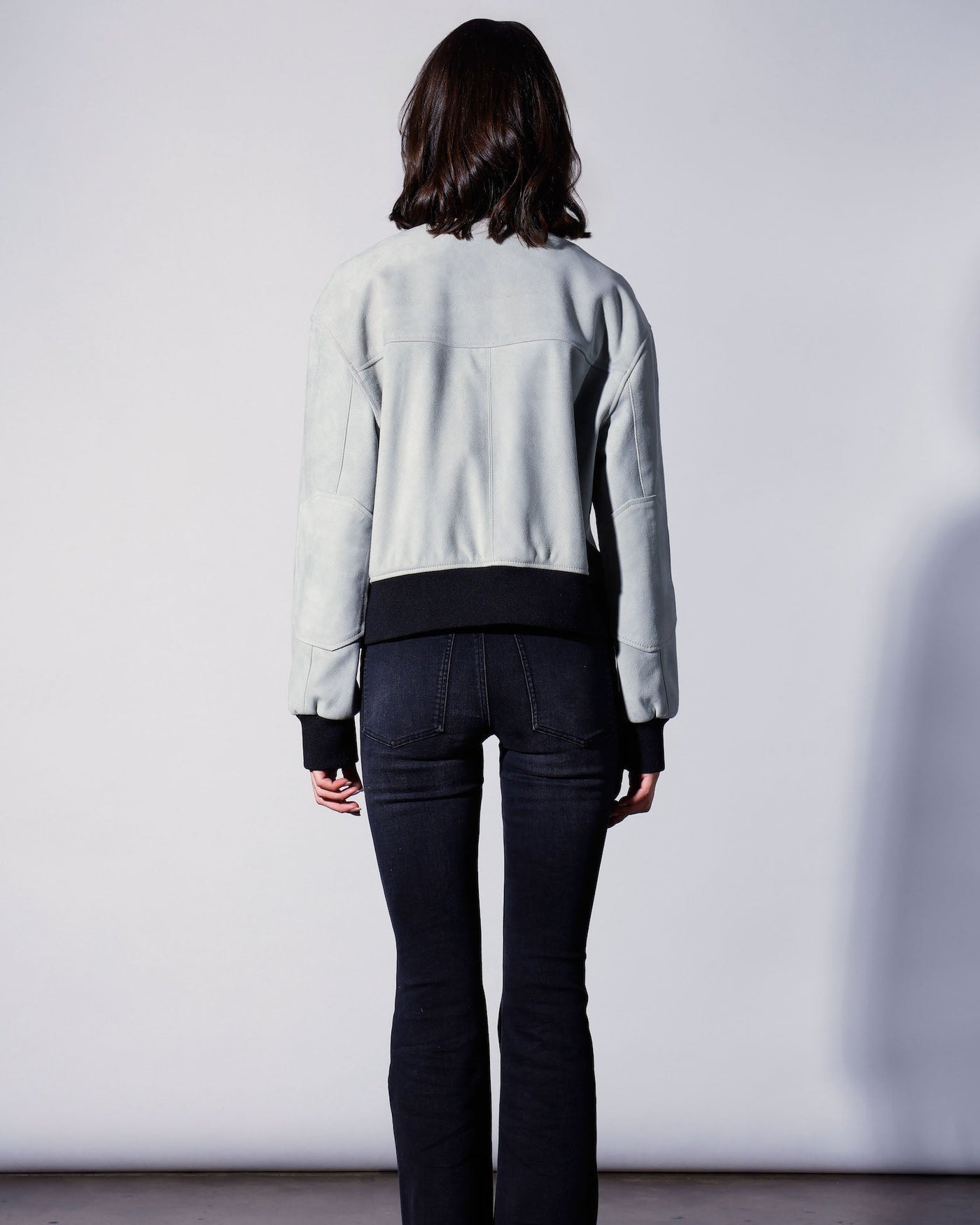 Emilio Jacket, Mist Suede - Leather