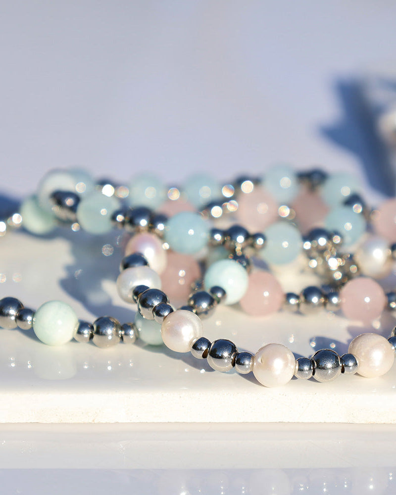 Day by Day Collection- Hemimorphite Gemstone Bracelet
