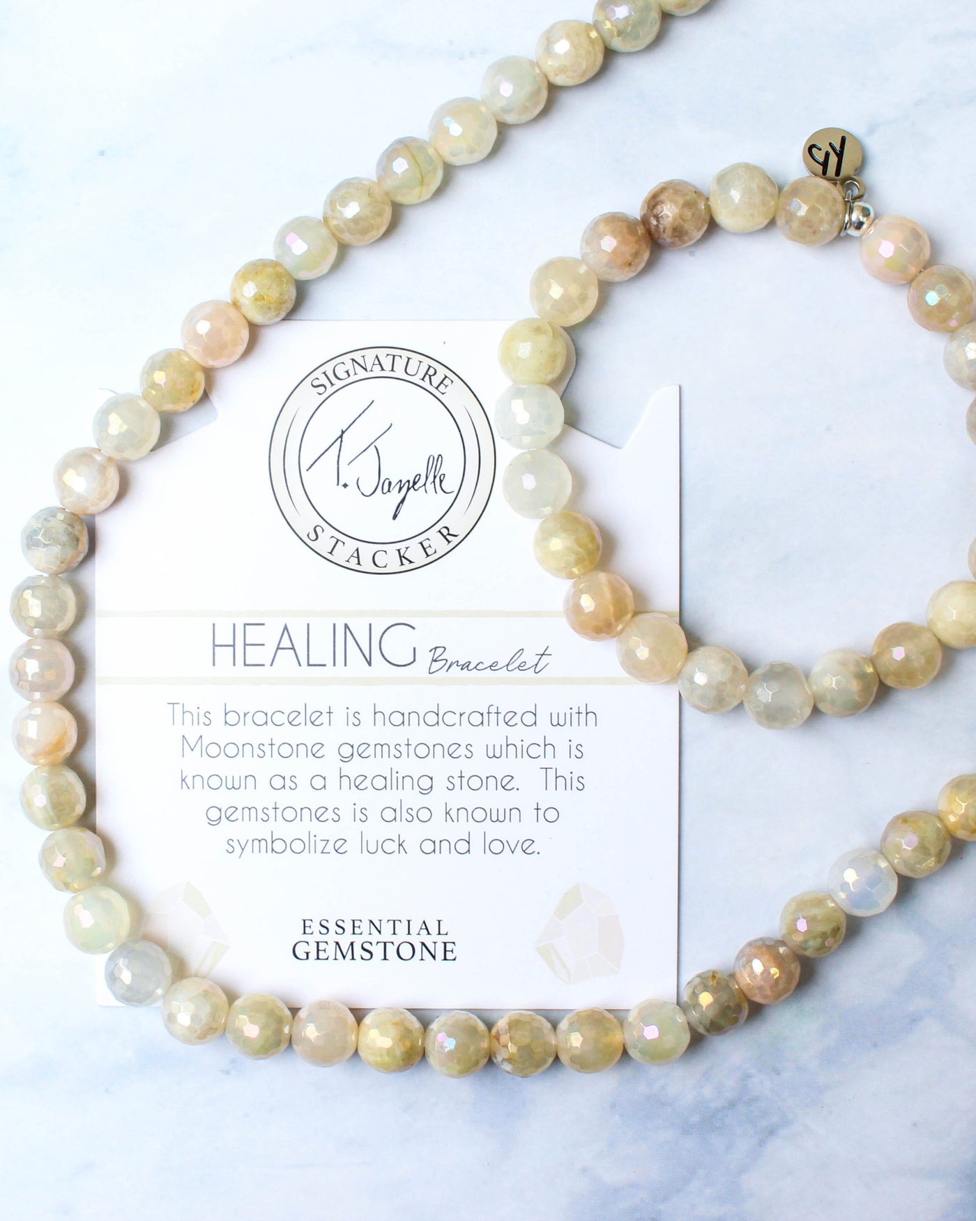 Defining Bracelet- Healing Bracelet with Moonstone Gemstones